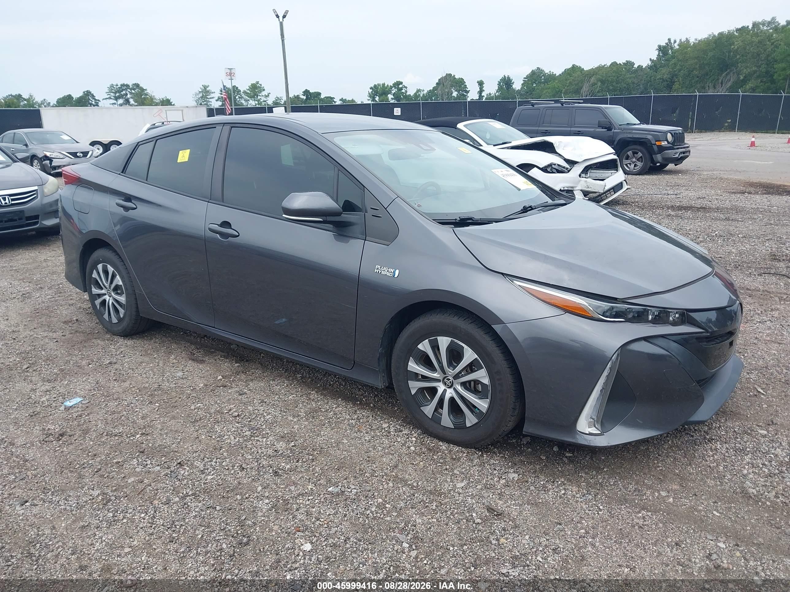 2021 Toyota Prius VIN JTDKAMFP1M3190218 IAAI salvage auction — Front End, Clear (South Carolina), sold $7,000 on 2026-09-30 (photo 1)