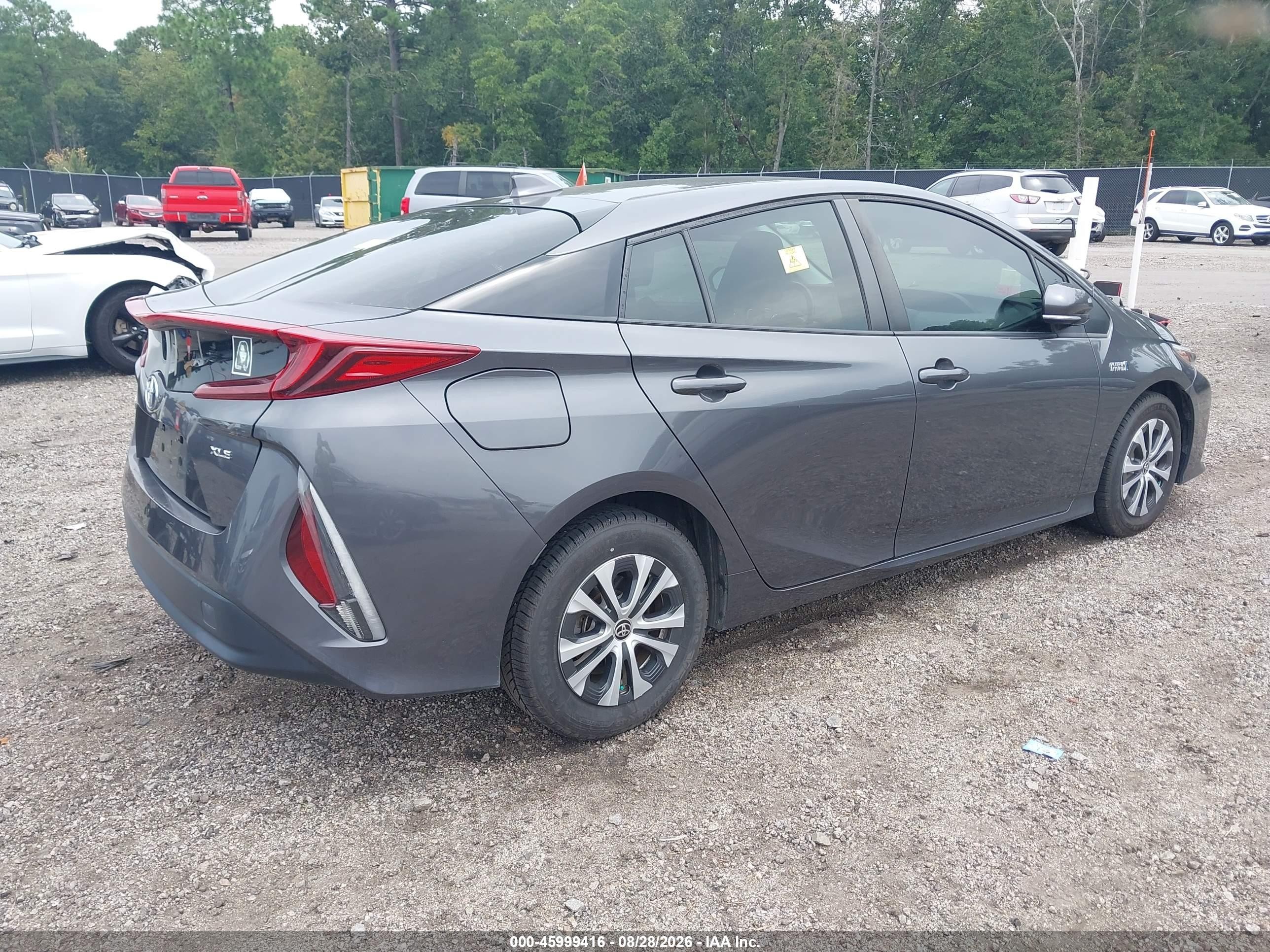 2021 Toyota Prius VIN JTDKAMFP1M3190218 IAAI salvage auction — Front End, Clear (South Carolina), sold $7,000 on 2026-09-30 (photo 4)