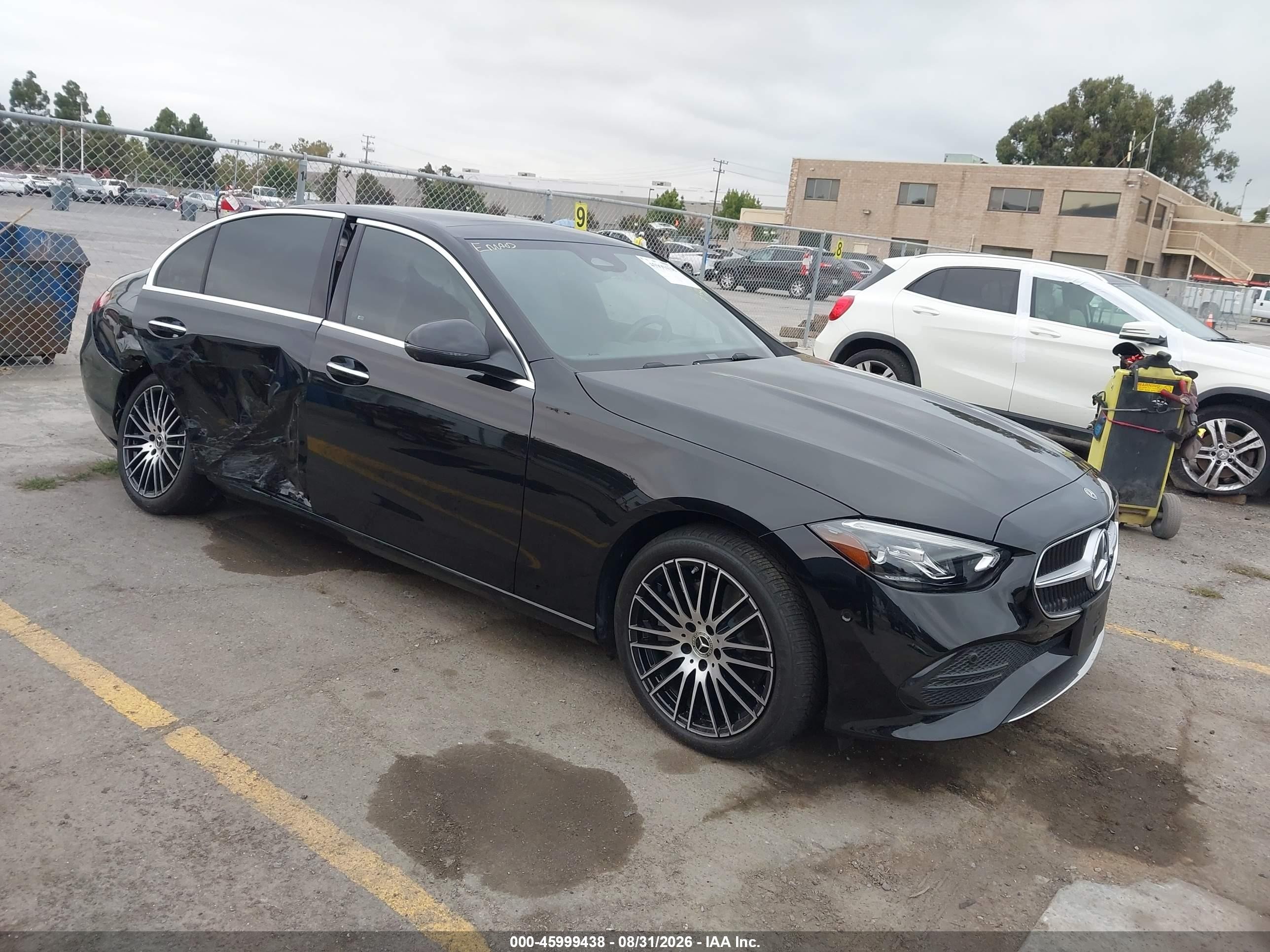 2025 Mercedes-Benz C-Class VIN W1KAF4GB6SR294106 — IAAI salvage auction photo