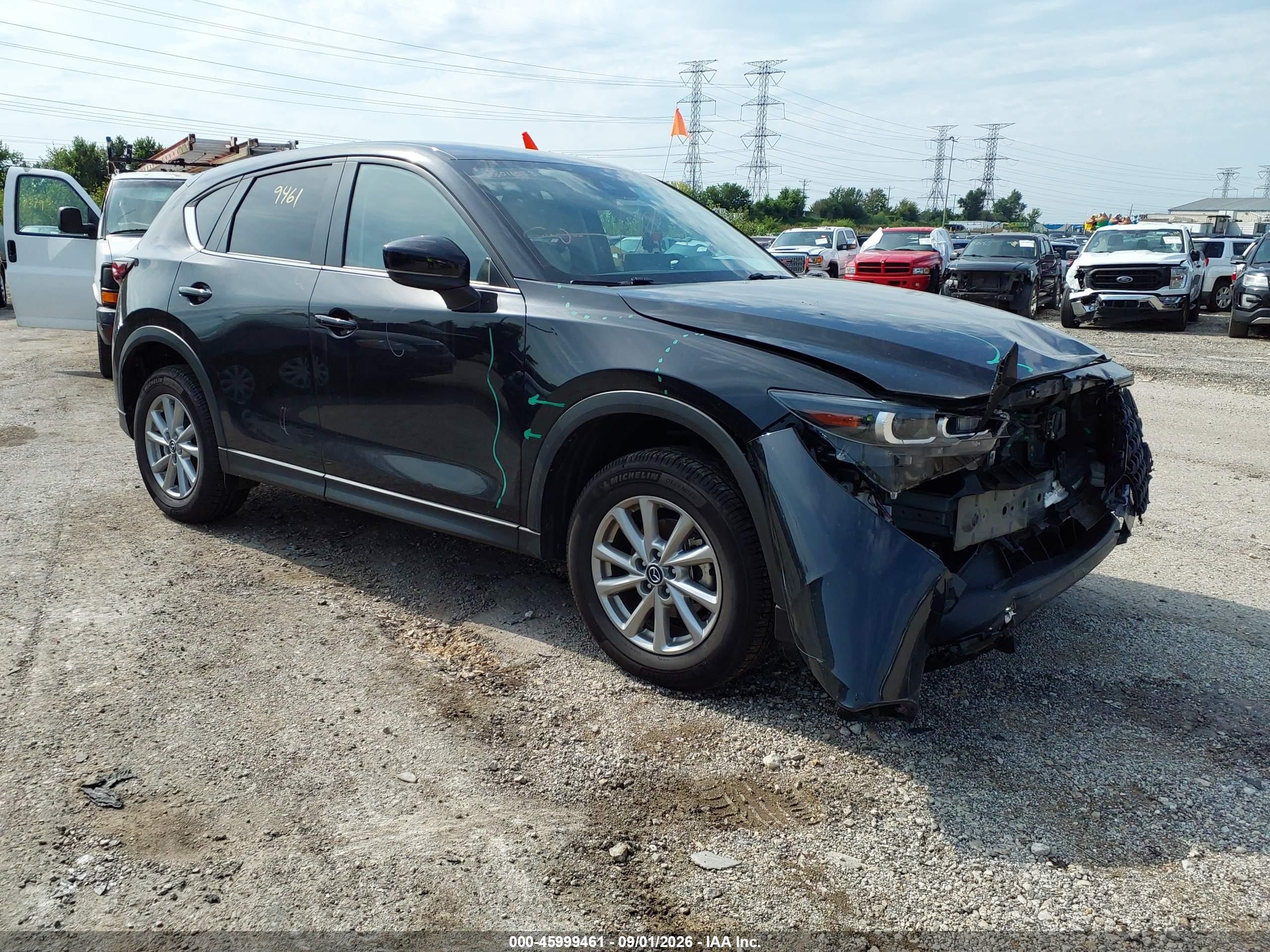2023 Mazda CX-5 VIN JM3KFBBM7P0205917 — IAAI salvage auction photo