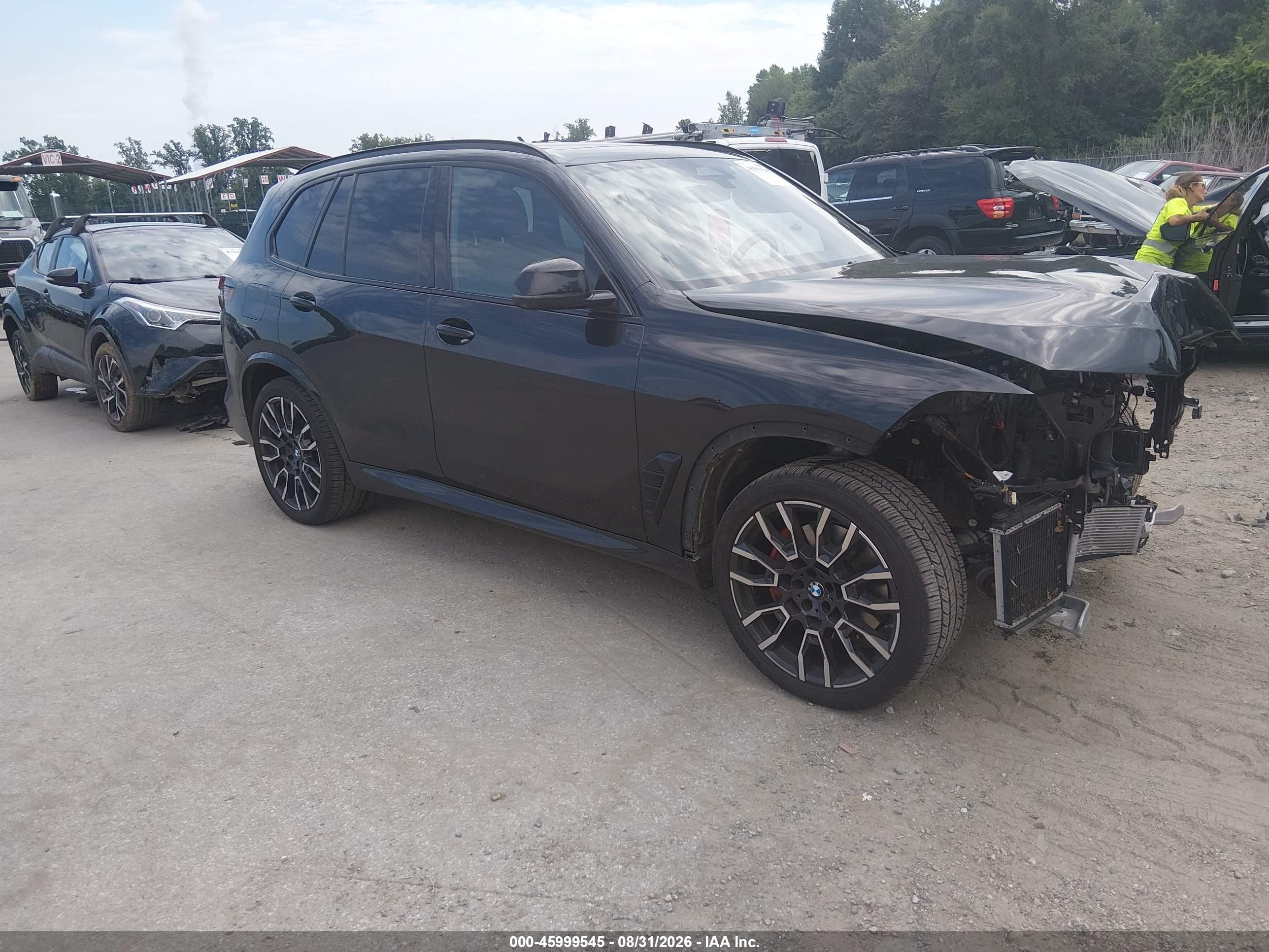 2024 BMW X5 VIN 5UX23EU0XR9S35097 IAAI salvage auction — Front End, Salvage - 75% Or Less (Maryland), sold $22,700 on 2026-09-12 (photo 1)