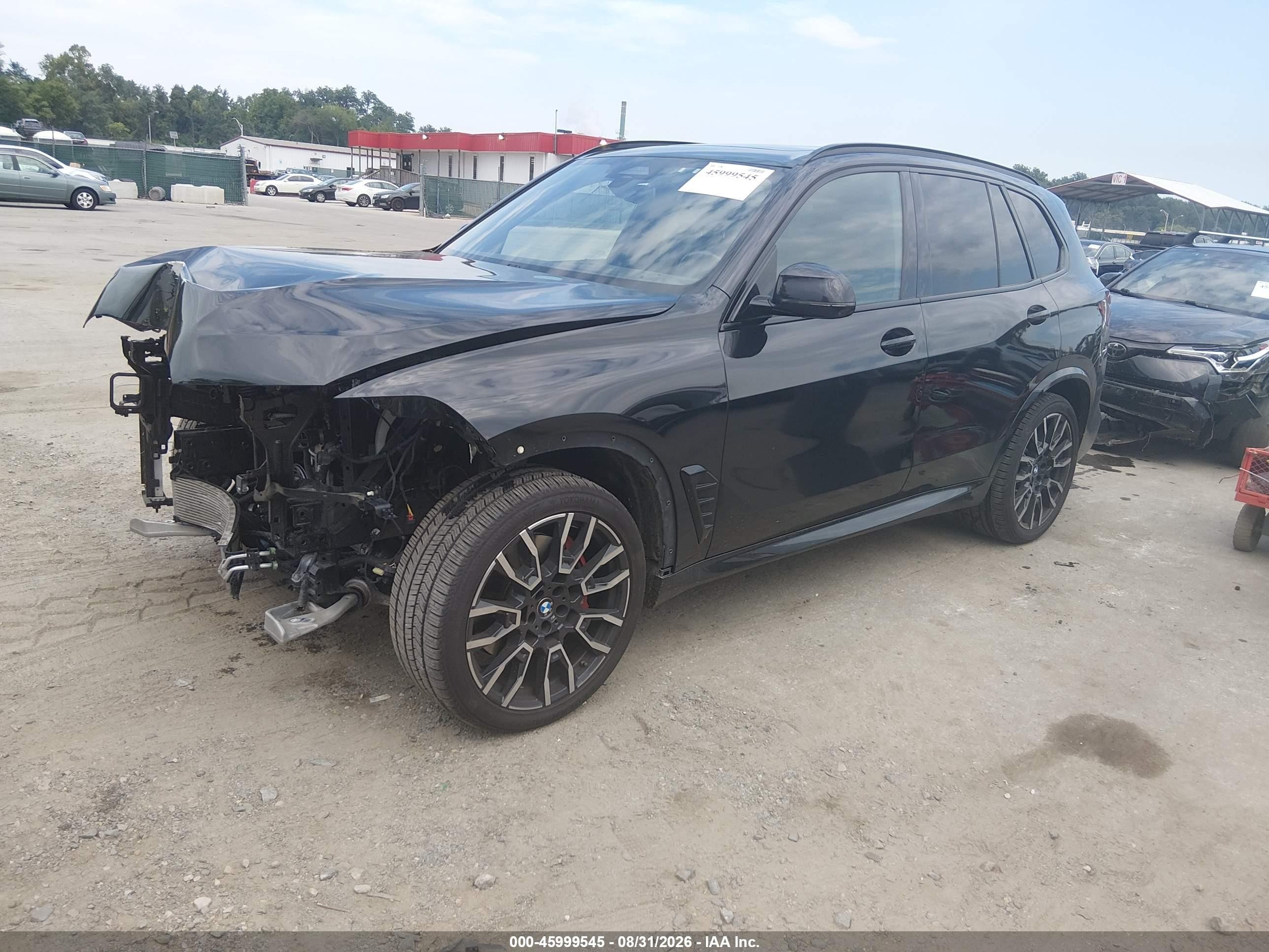 2024 BMW X5 VIN 5UX23EU0XR9S35097 IAAI salvage auction — Front End, Salvage - 75% Or Less (Maryland), sold $22,700 on 2026-09-12 (photo 2)