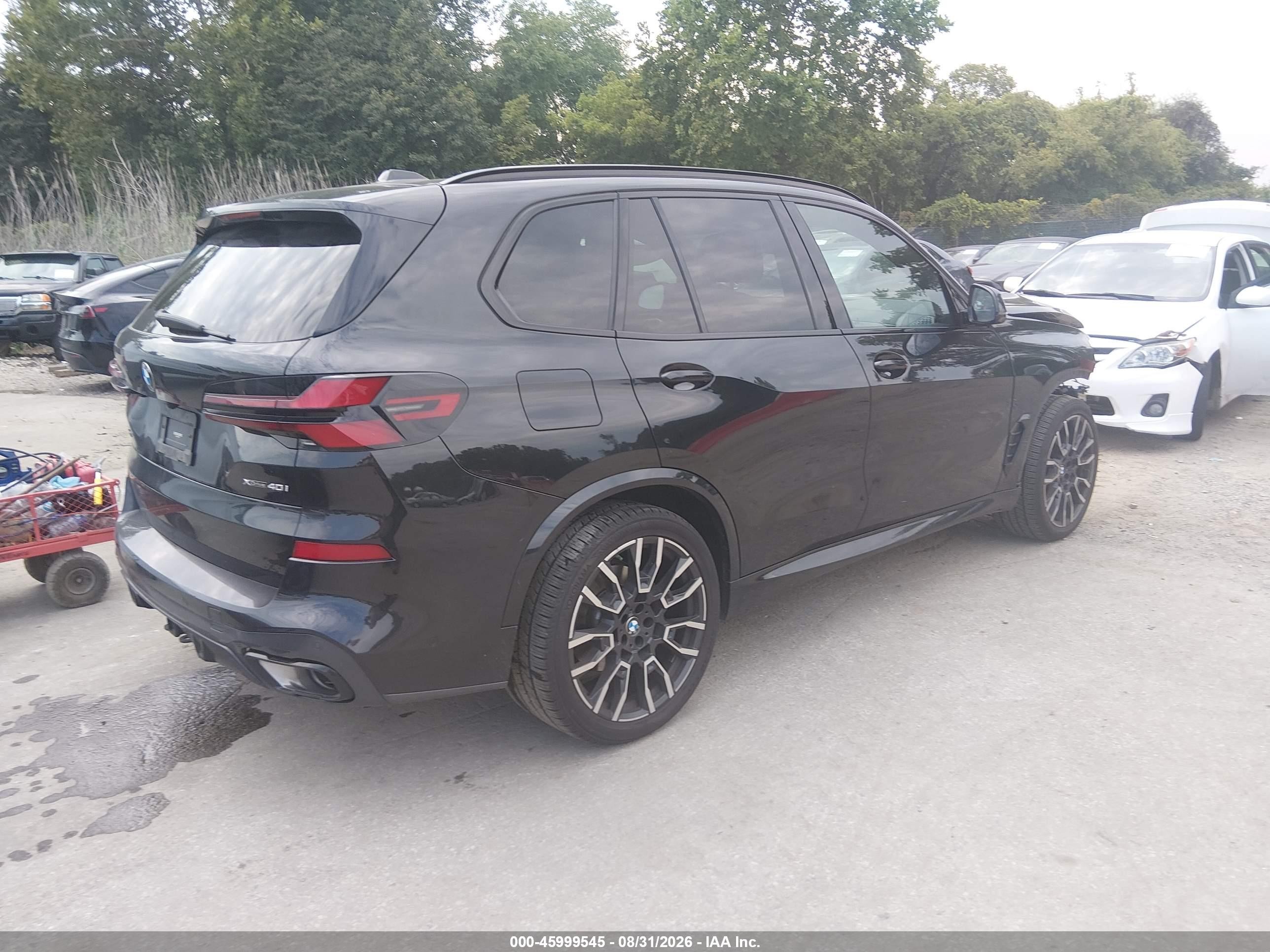 2024 BMW X5 VIN 5UX23EU0XR9S35097 IAAI salvage auction — Front End, Salvage - 75% Or Less (Maryland), sold $22,700 on 2026-09-12 (photo 4)