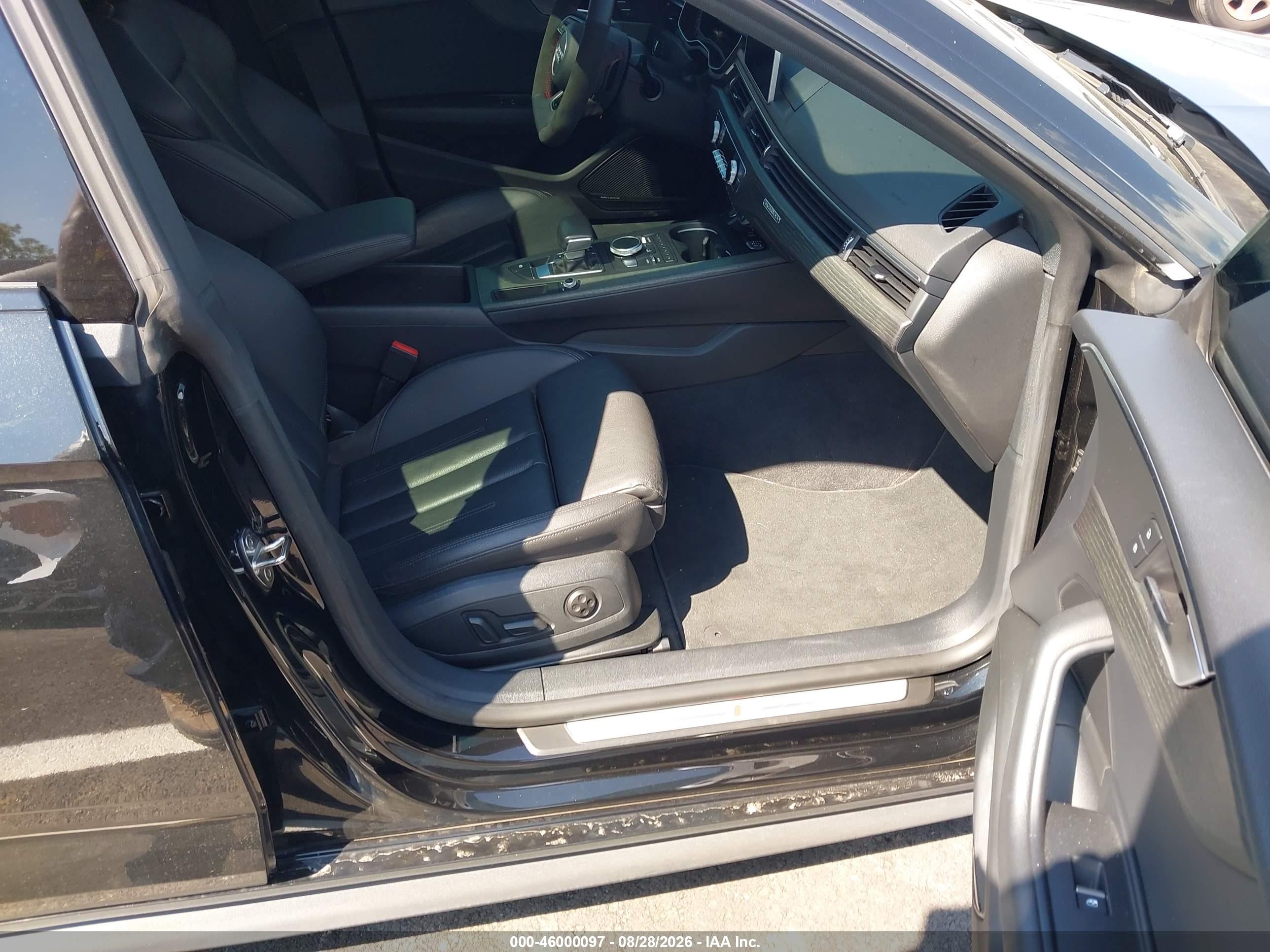 2018 Audi A5 VIN WAUENCF53JA133341 IAAI salvage auction — Rear End, Wait Title, sold $7,500 on 2026-09-20 (photo 5)