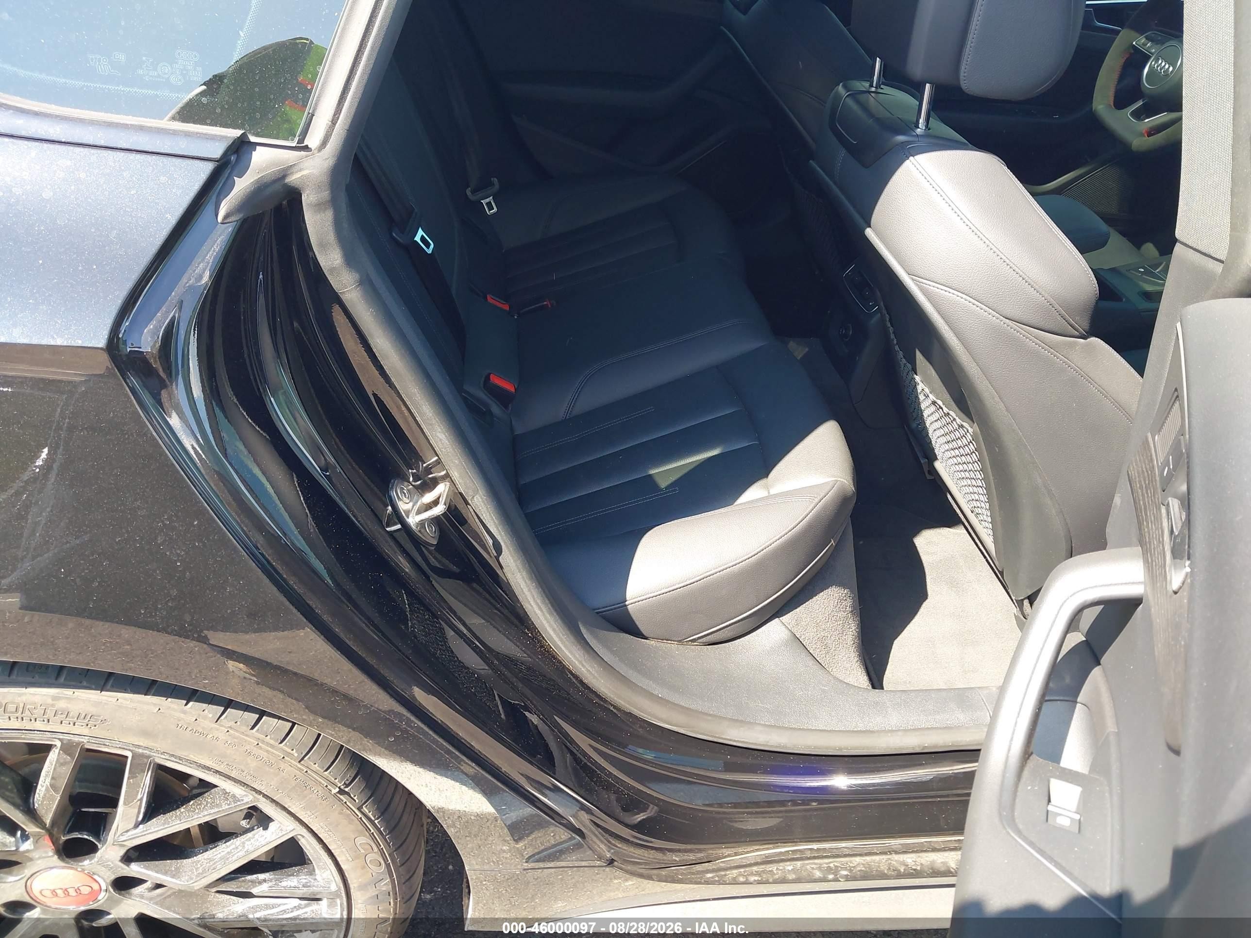 2018 Audi A5 VIN WAUENCF53JA133341 IAAI salvage auction — Rear End, Wait Title, sold $7,500 on 2026-09-20 (photo 8)