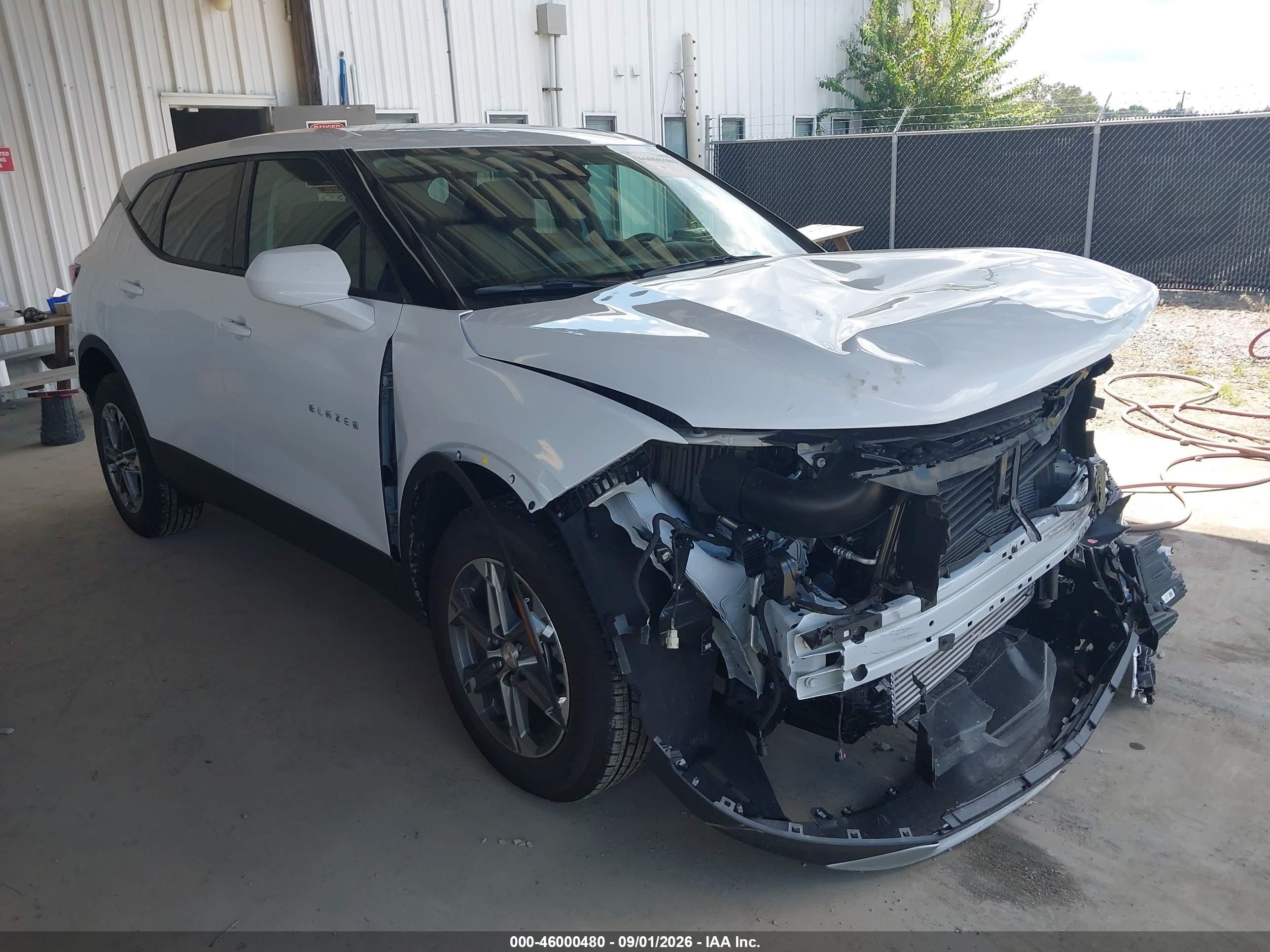 2026 Chevrolet Blazer VIN 3GNKBCR49TS166886 — IAAI salvage auction photo