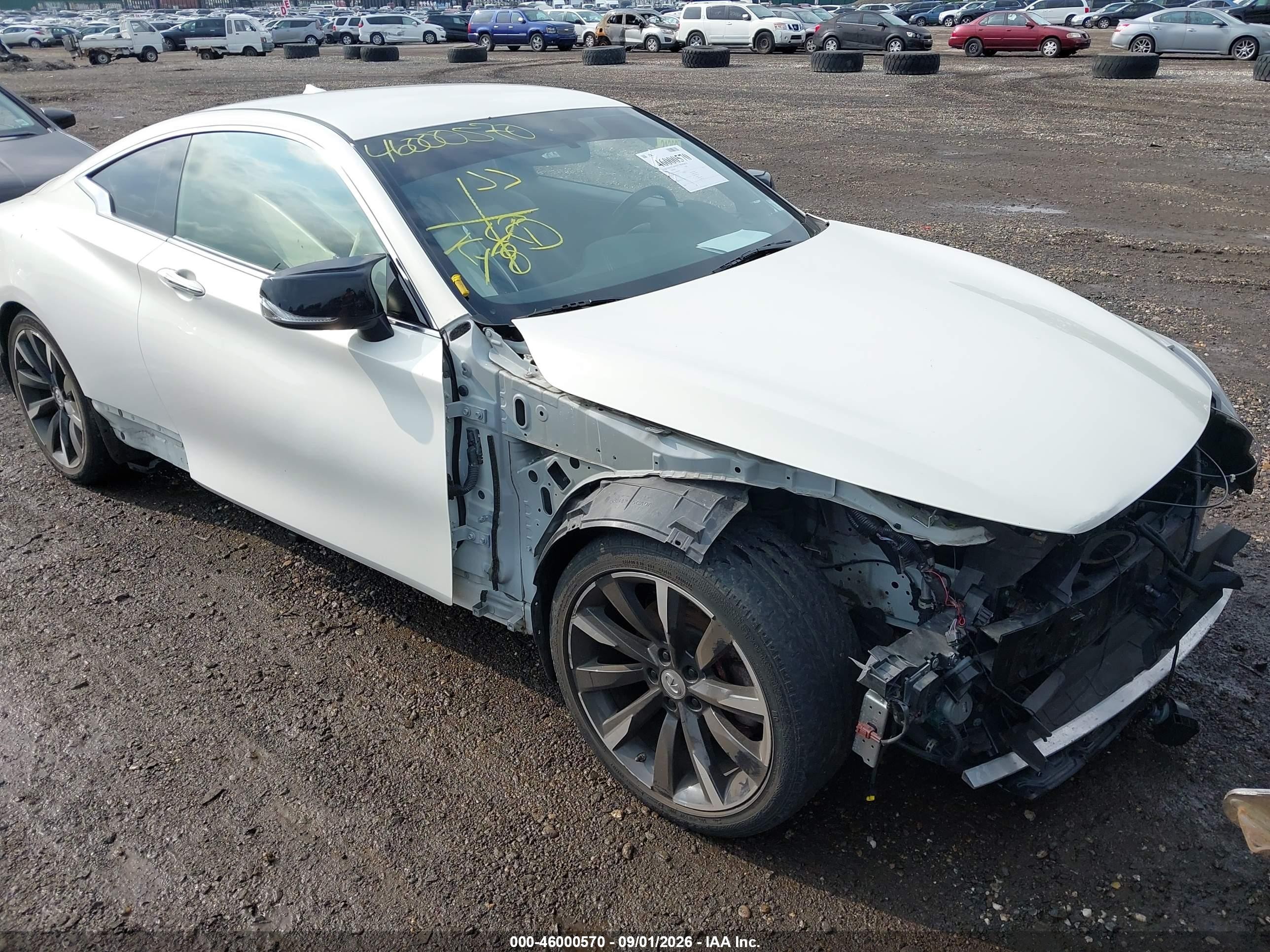 2022 Infiniti Q60 VIN JN1EV7JK5NM600290 — IAAI salvage auction photo
