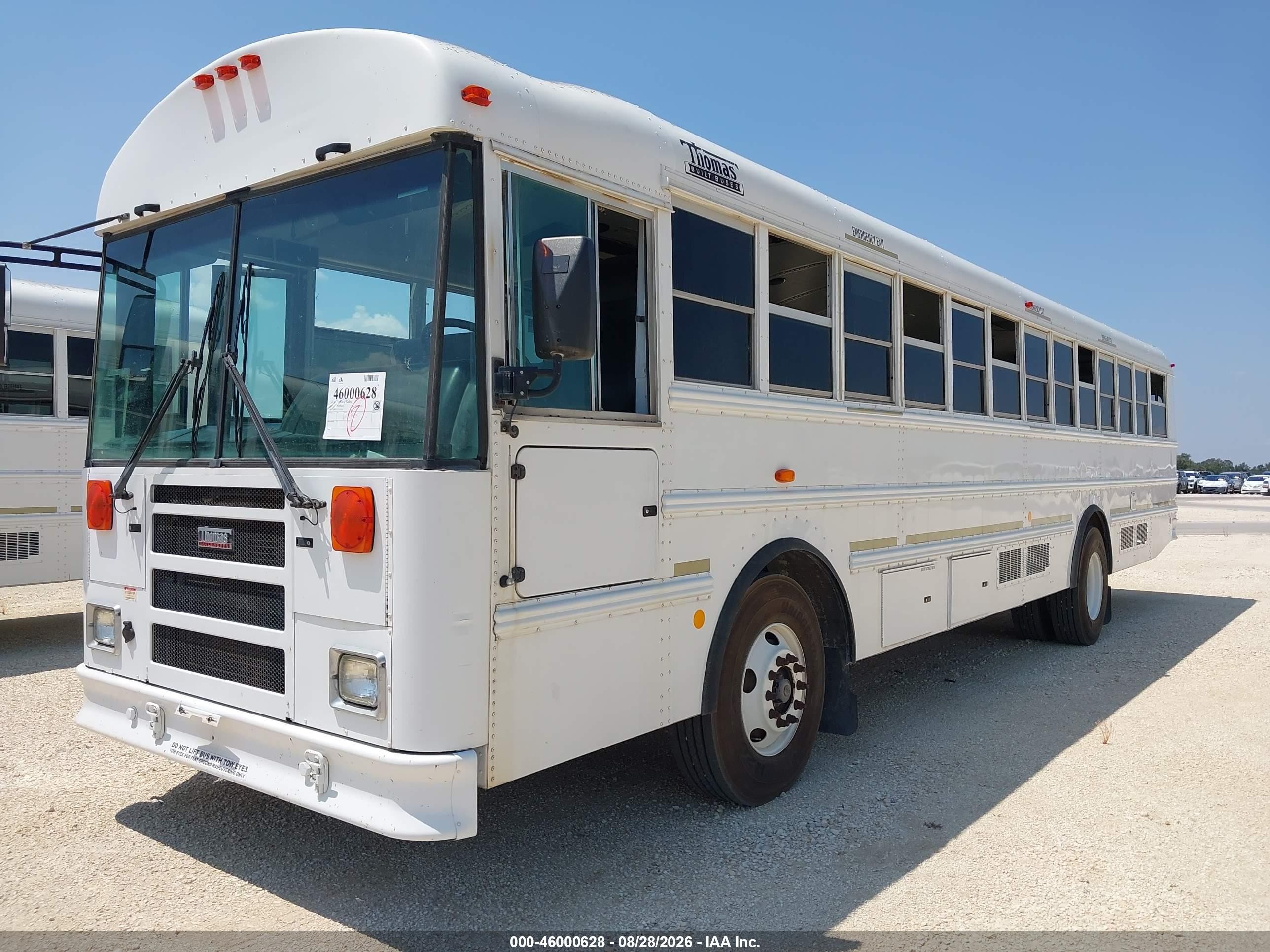 2013 Thomas Transit Bus VIN 1T88S2E27D1155243 IAAI salvage auction — Side, Sf97 (Texas), sold $18,800 on 2026-09-16 (photo 2)