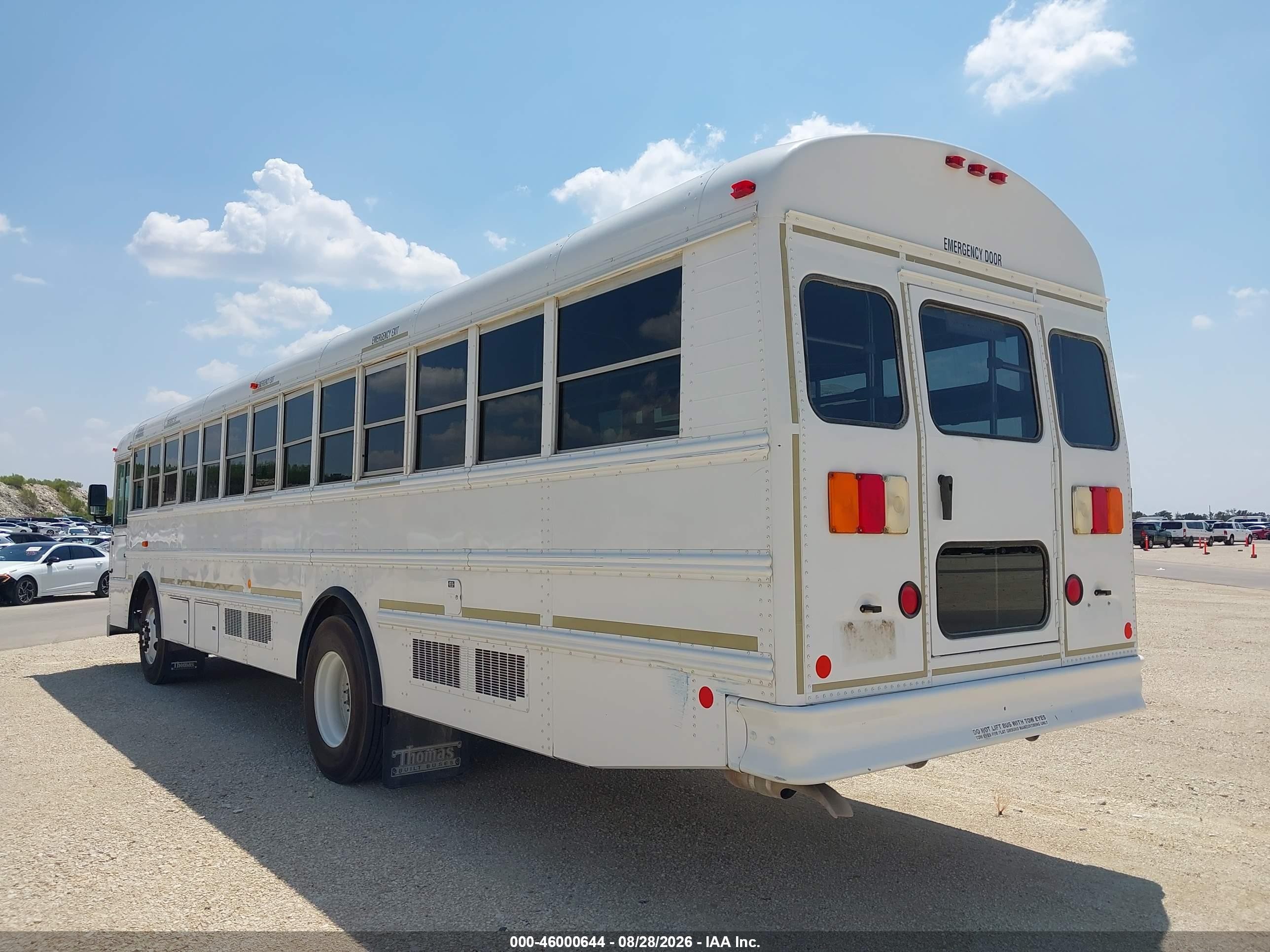 2013 Thomas Transit Bus VIN 1T88S2E21D1155240 IAAI salvage auction — Normal Wear, Sf97 (Texas), sold $18,800 on 2026-09-16 (photo 3)