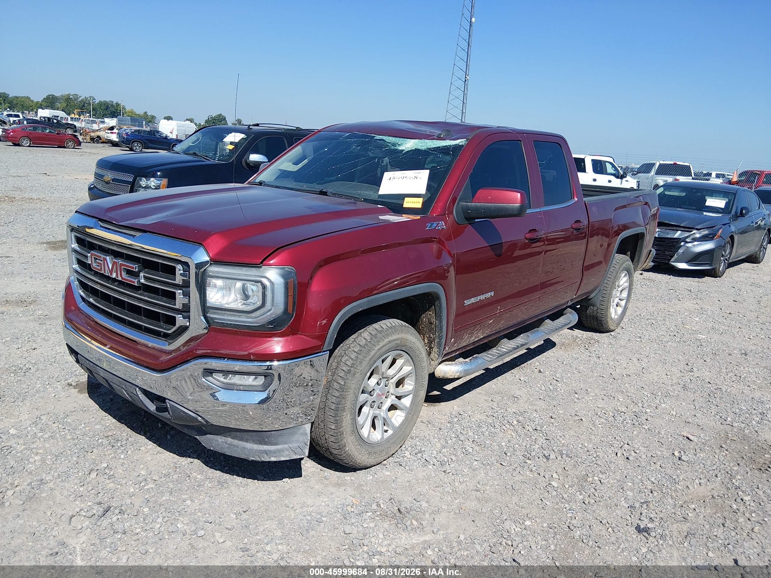 2016 Gmc SIERRA VIN 1GTV2MEC2GZ163264 IAAI salvage auction — Top/Roof, Clear (Arkansas), sold $4,000 on 2026-09-25 (photo 2)