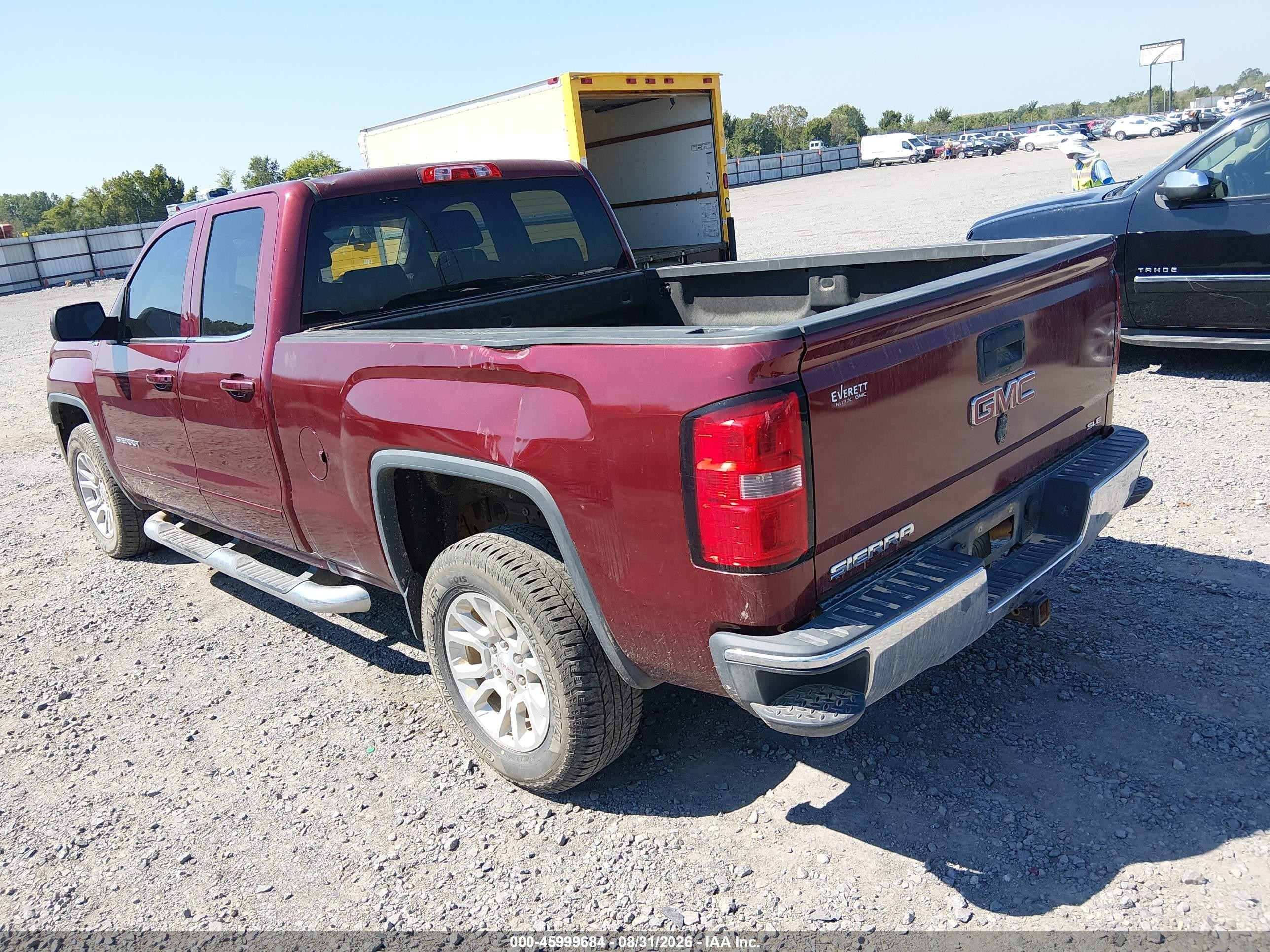 2016 Gmc SIERRA VIN 1GTV2MEC2GZ163264 IAAI salvage auction — Top/Roof, Clear (Arkansas), sold $4,000 on 2026-09-25 (photo 3)