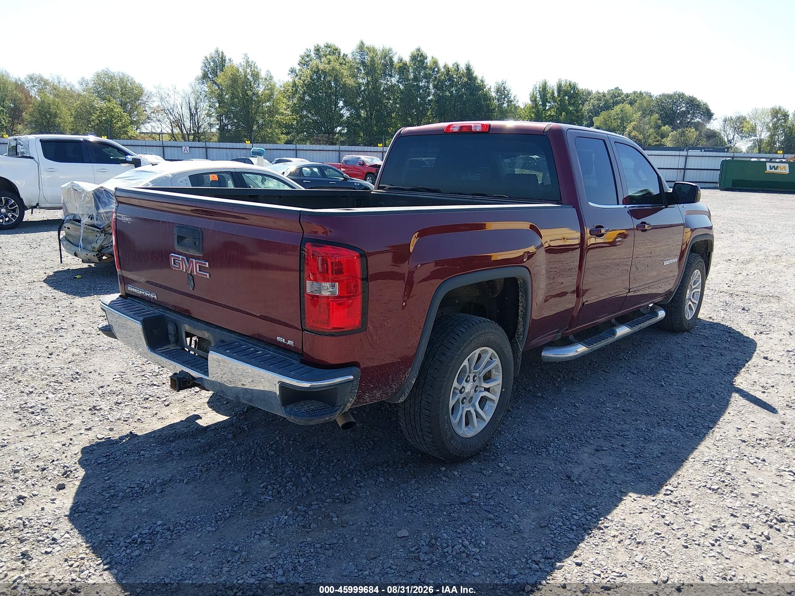 2016 Gmc SIERRA VIN 1GTV2MEC2GZ163264 IAAI salvage auction — Top/Roof, Clear (Arkansas), sold $4,000 on 2026-09-25 (photo 4)