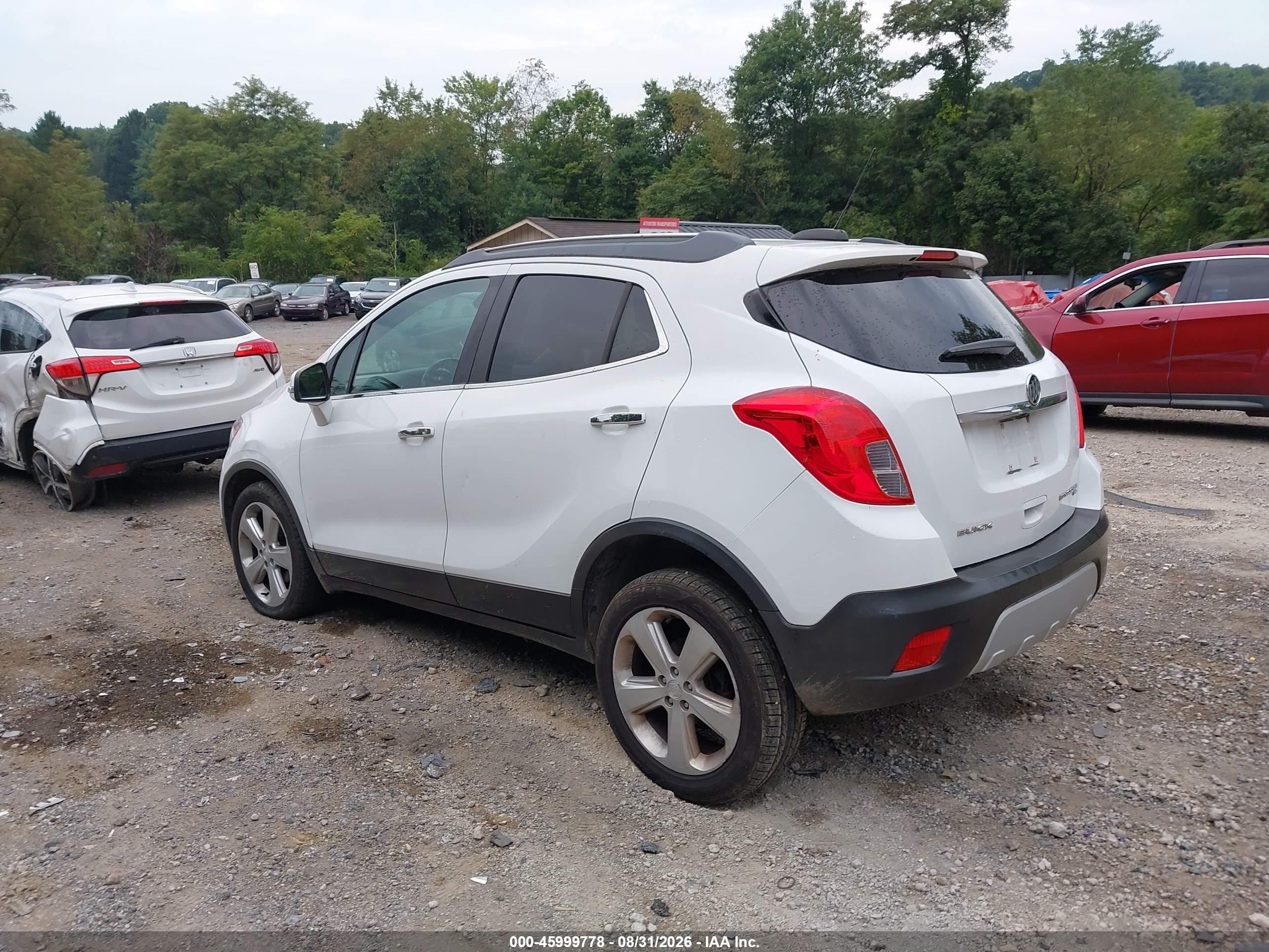2016 Buick Encore VIN KL4CJESB0GB583569 IAAI salvage auction — Unknown, Salvage (Pennsylvania), sold $675 on 2026-09-25 (photo 3)