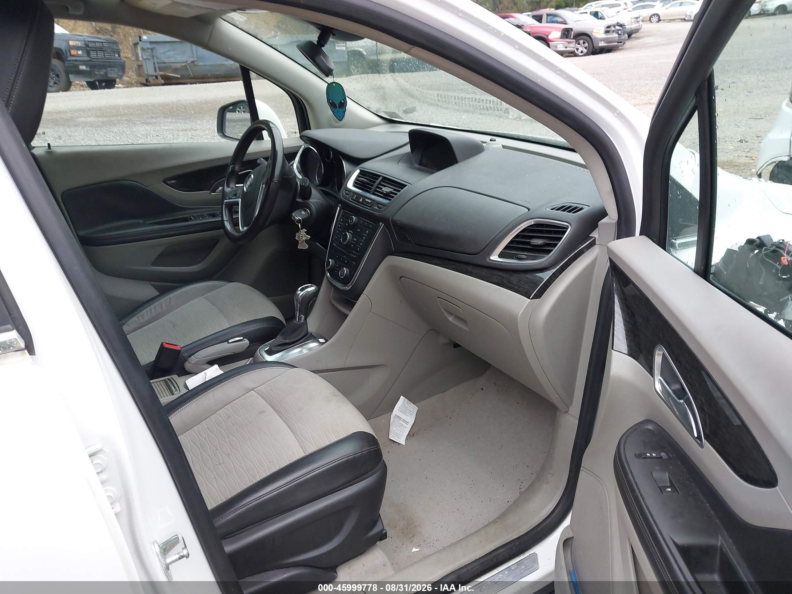 2016 Buick Encore VIN KL4CJESB0GB583569 IAAI salvage auction — Unknown, Salvage (Pennsylvania), sold $675 on 2026-09-25 (photo 5)