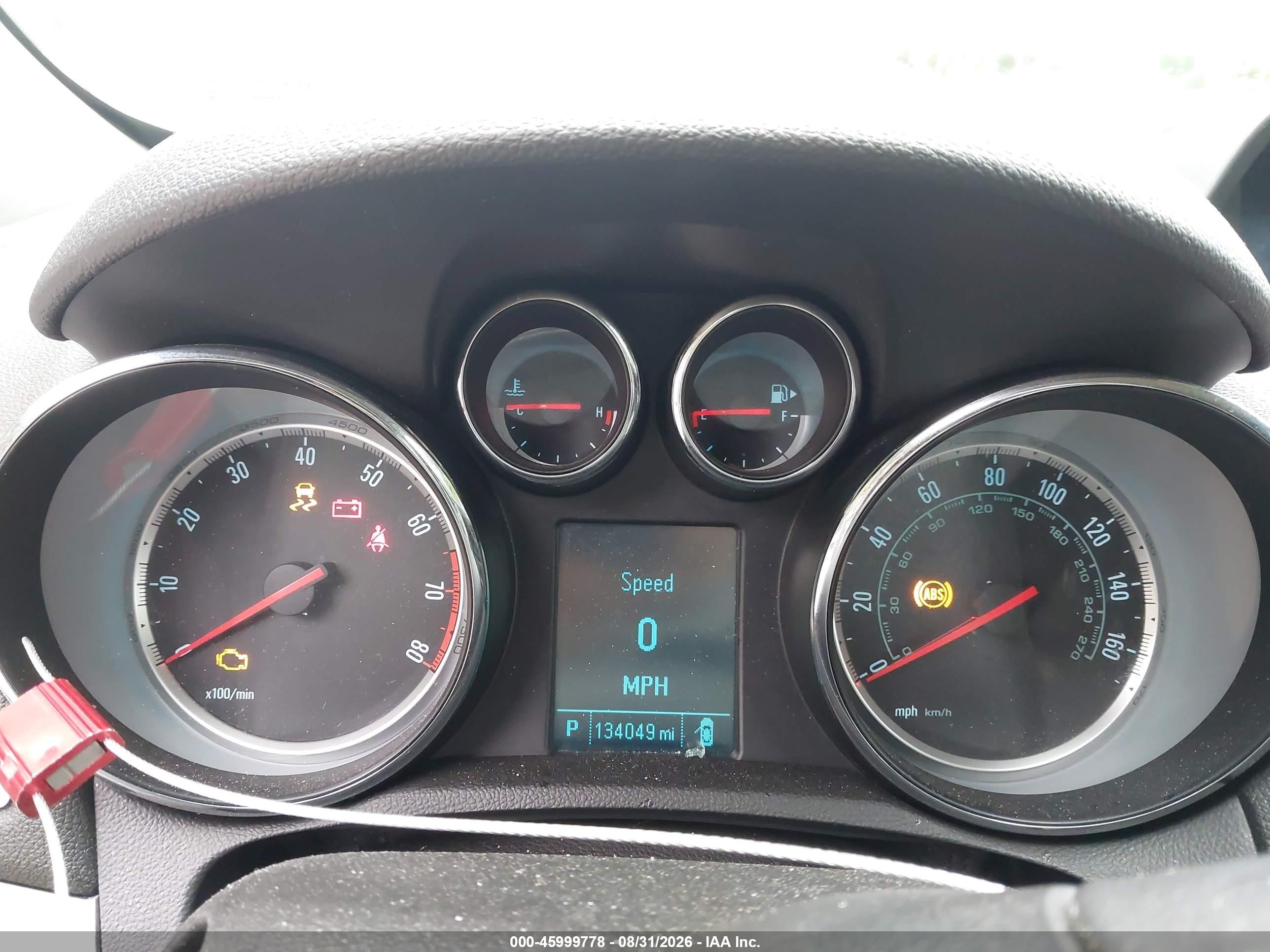 2016 Buick Encore VIN KL4CJESB0GB583569 IAAI salvage auction — Unknown, Salvage (Pennsylvania), sold $675 on 2026-09-25 (photo 7)