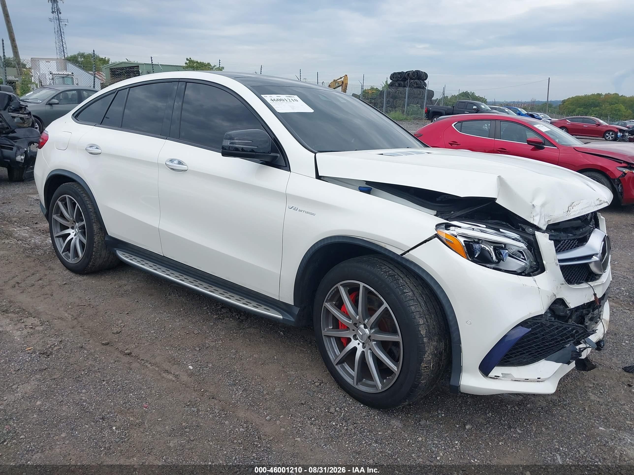 2019 Mercedes-Benz GLE-Class VIN 4JGED7FBXKA147303 — IAAI salvage auction photo