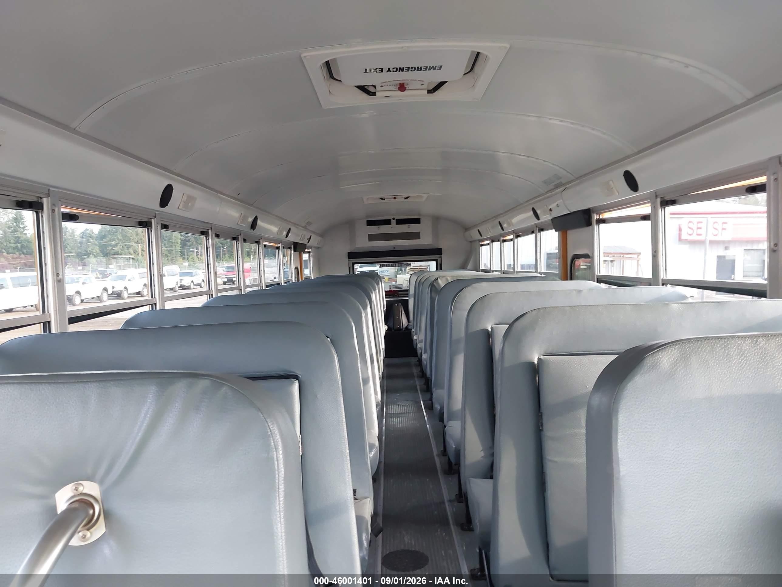 2016 Blue Bird School Bus / Transit Bus VIN 1BABGBPA9GF319980 IAAI salvage auction — Normal Wear, Sf97 (Washington), sold $10,650 on 2026-09-10 (photo 8)