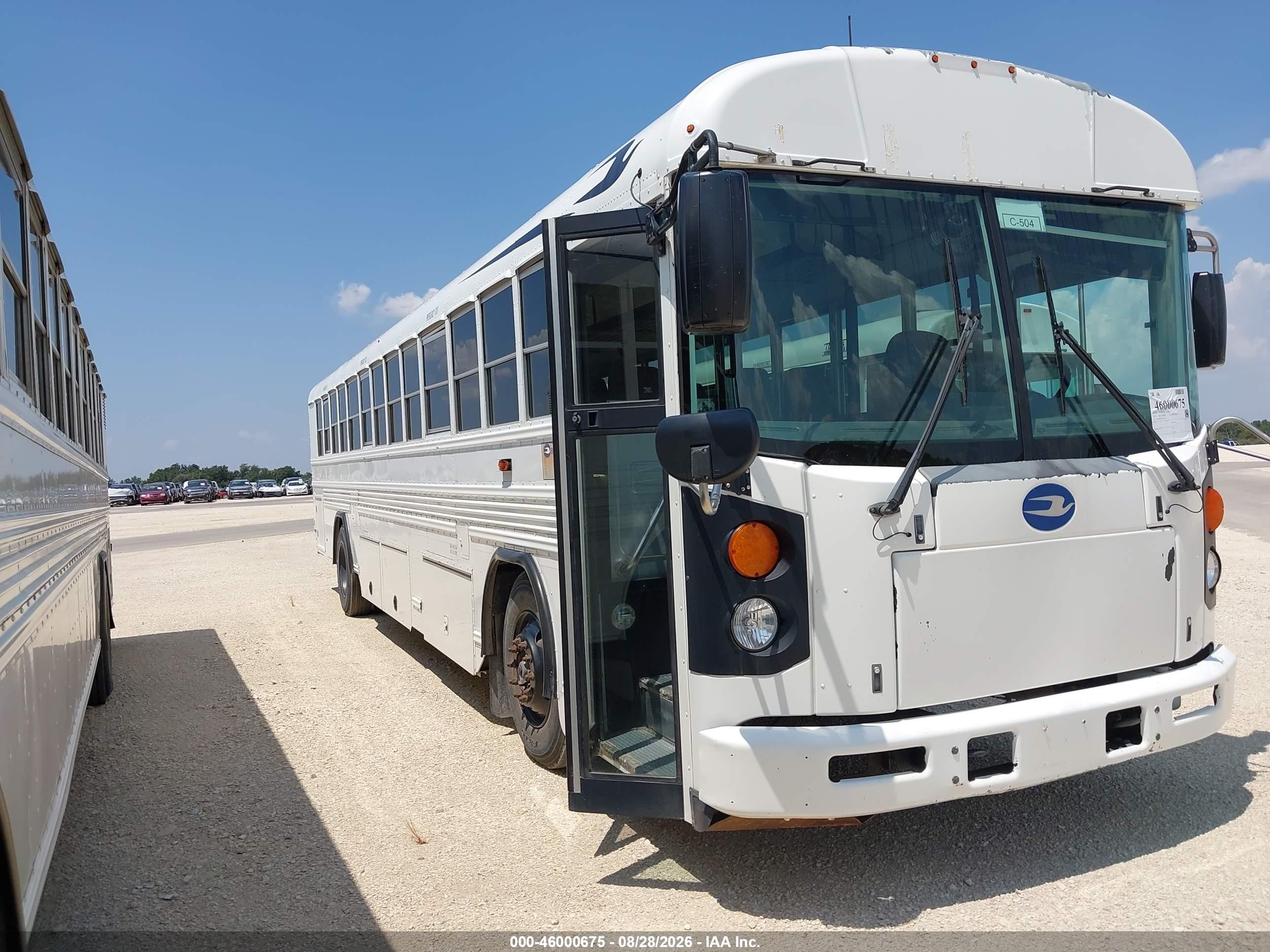 2015 Blue Bird School Bus / Transit Bus VIN 1BABNBPA4FF310530 IAAI salvage auction — Normal Wear, Sf97 (Texas), sold $21,600 on 2026-09-16 (photo 1)