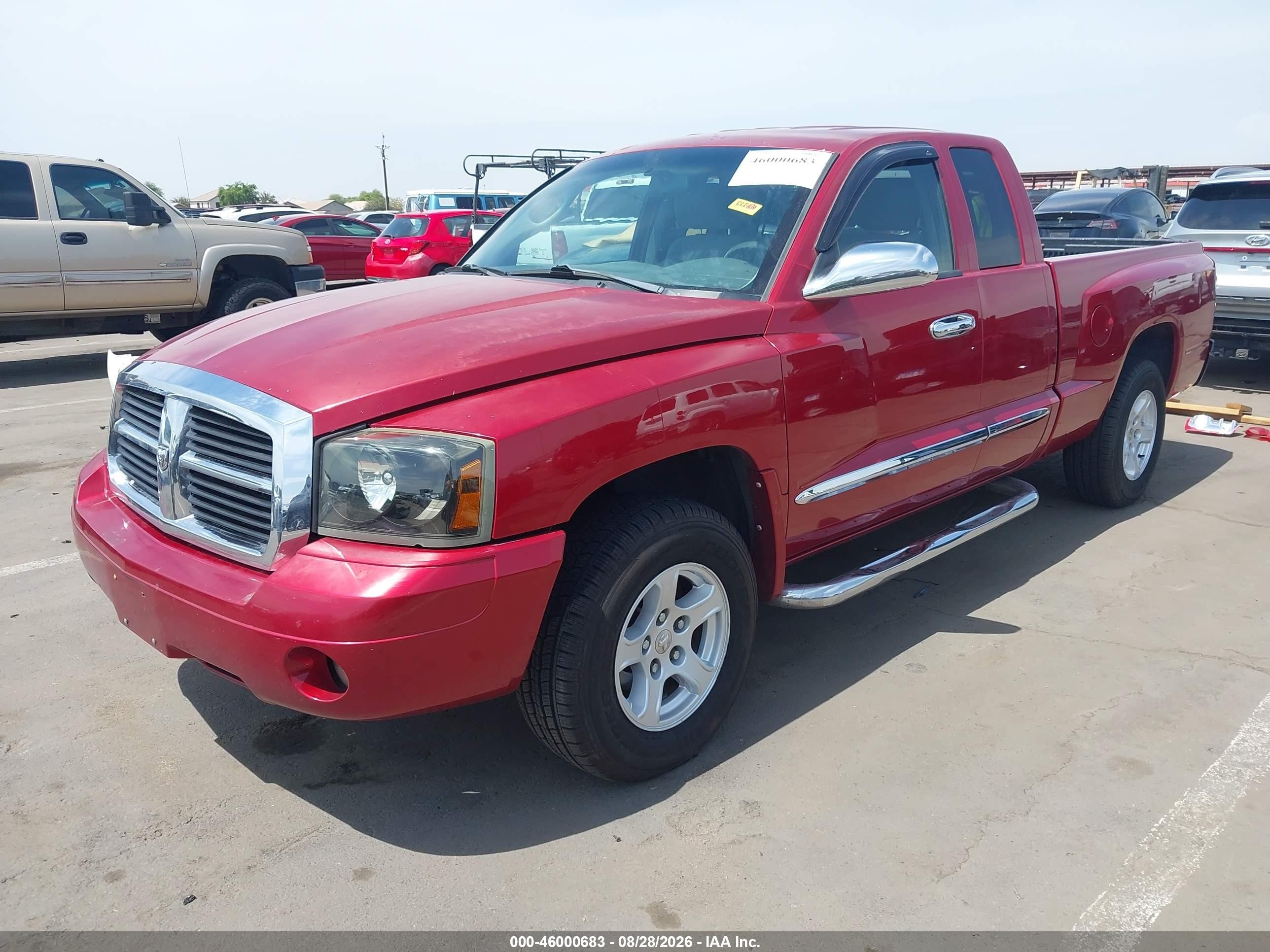2007 Dodge Dakota VIN 1D7HE42K67S136647 IAAI salvage auction — Rear End, Salvage (Arizona), sold $1,700 on 2026-09-26 (photo 2)