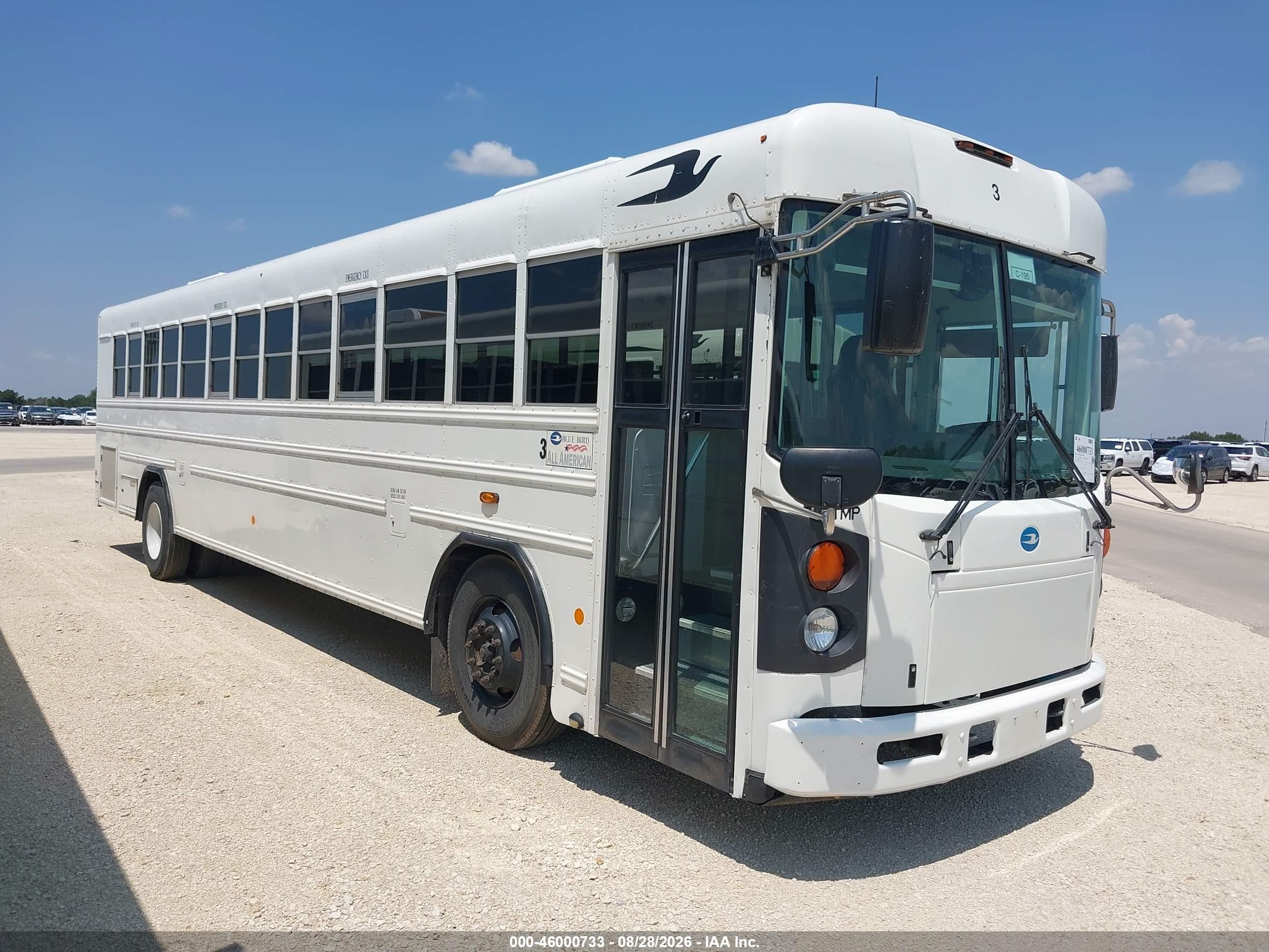 2013 Blue Bird School Bus / Transit Bus VIN 1BABNBPA4DF290941 — IAAI salvage auction photo