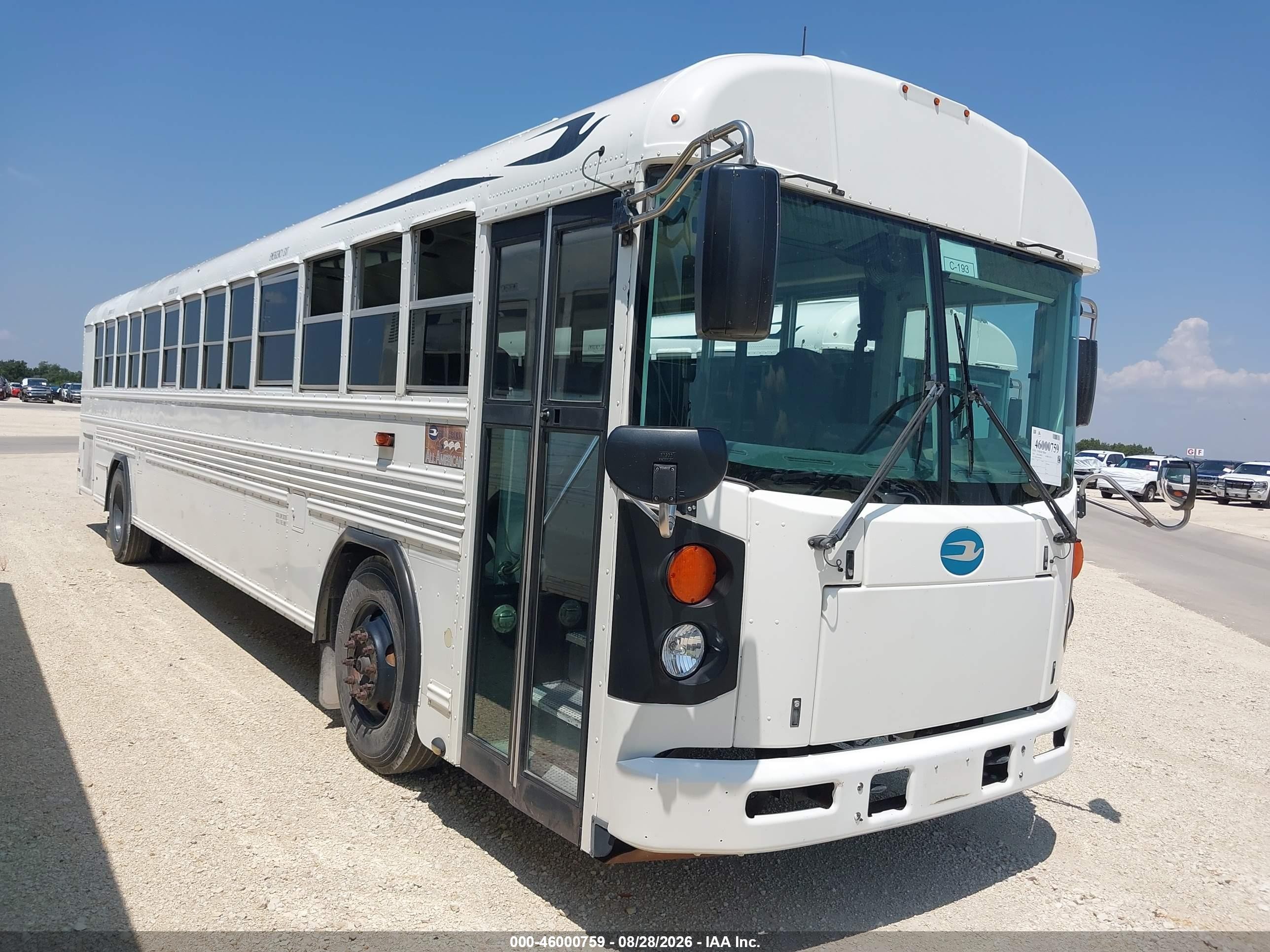 2014 Blue Bird School Bus / Transit Bus VIN 1BABNBCA4EF304716 — IAAI salvage auction photo