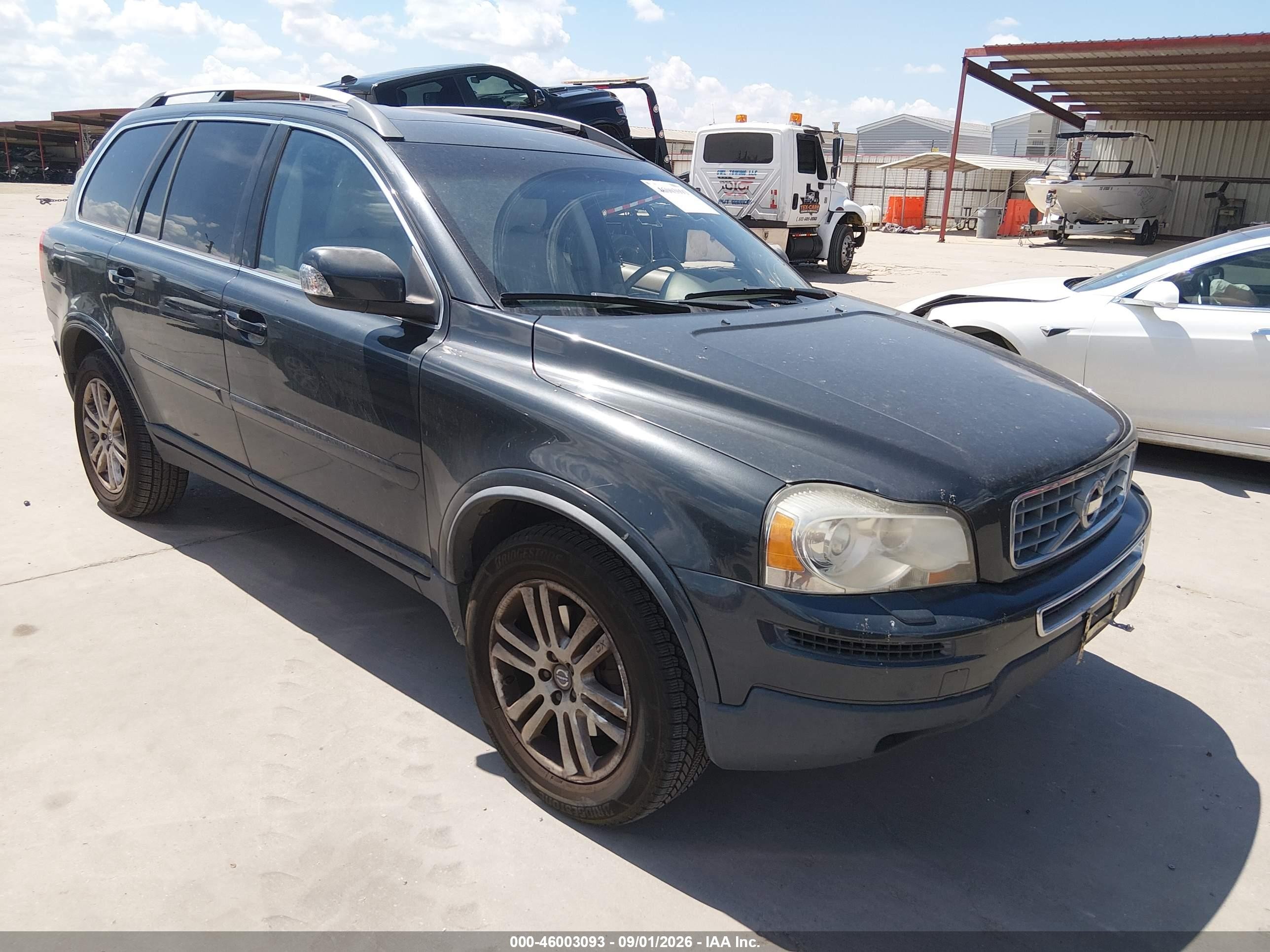 2012 Volvo XC90 VIN YV4952CZ1C1627770 IAAI salvage auction — Unknown, Salvage (Texas), sold $725 on 2026-09-11 (photo 1)