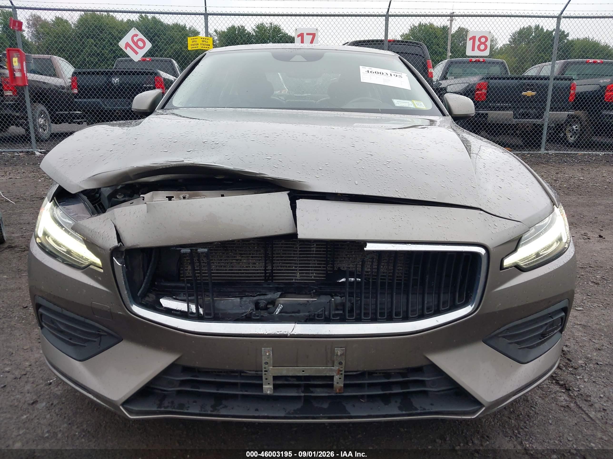 2019 Volvo S60 VIN 7JRA22TK3KG013876 IAAI salvage auction — Front End, Mv-907A (New York), sold $6,400 on 2026-09-13 (photo 6)