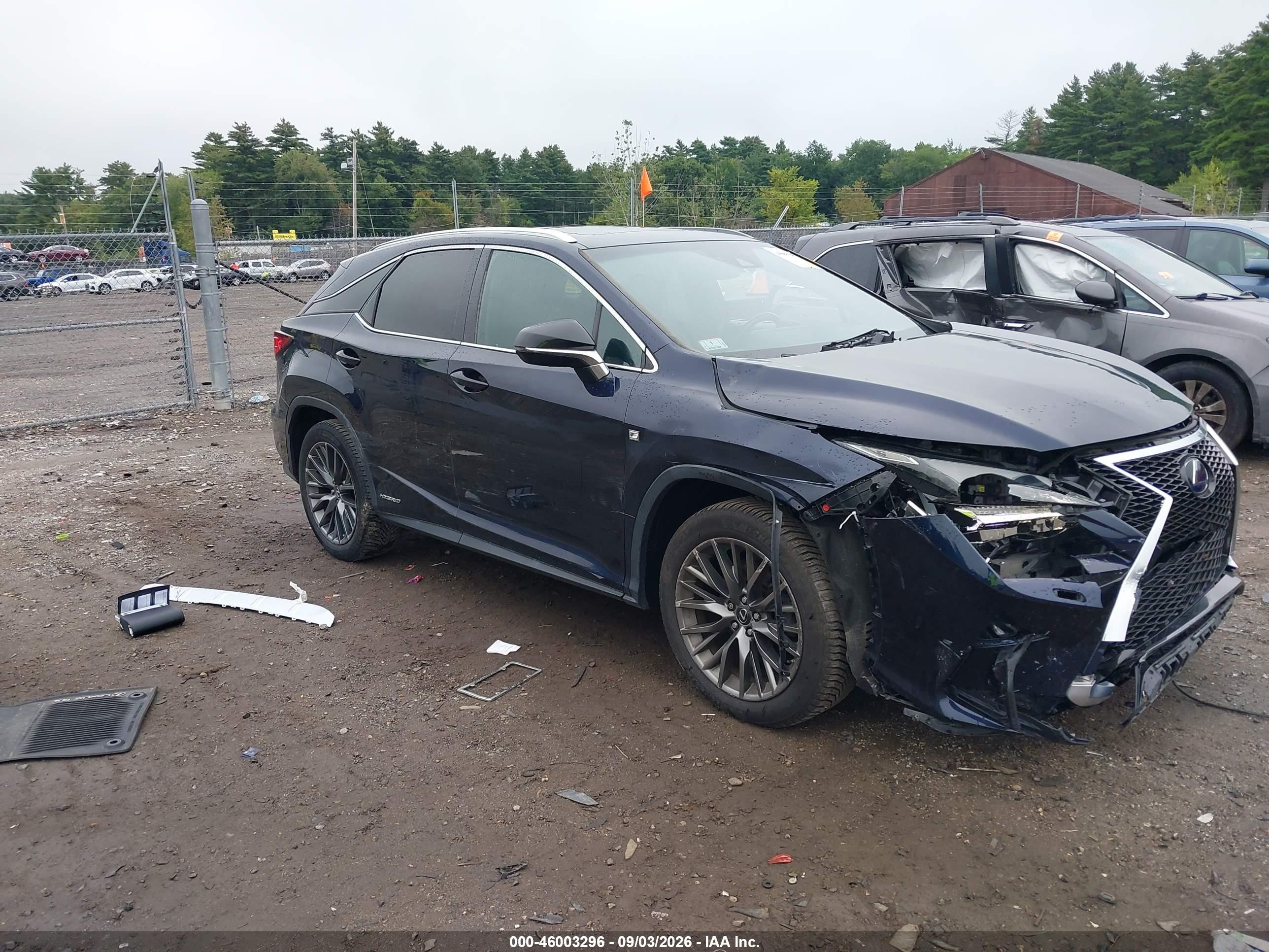 2019 Lexus RX 450h VIN 2T2BGMCA9KC043062 — IAAI salvage auction photo