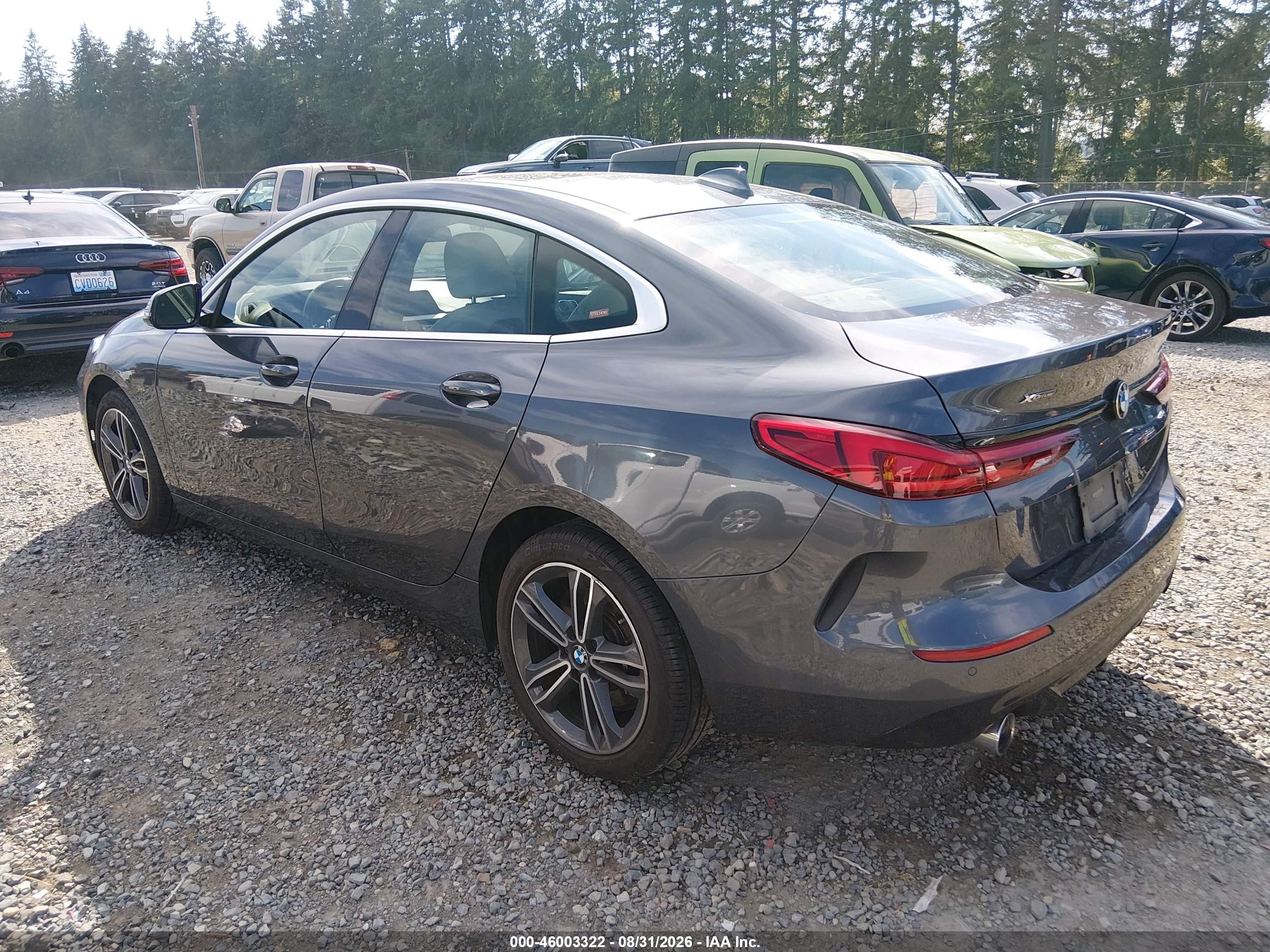 2020 BMW 2er VIN WBA73AK0XL7F80359 IAAI salvage auction — Unknown, Bill Of Sale (Washington), sold $6,900 on 2026-09-11 (photo 3)