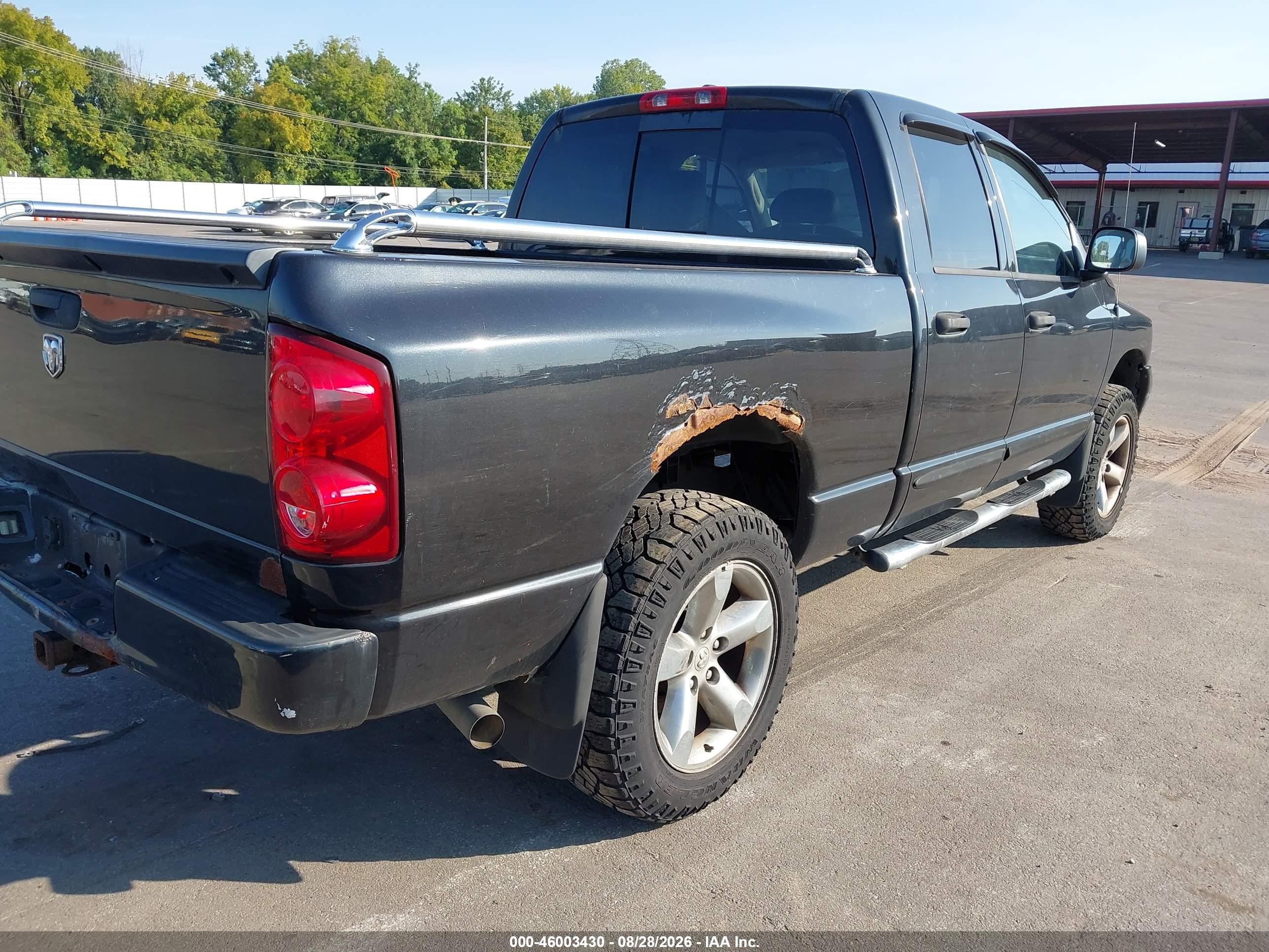 2007 Dodge Ram 1500 VIN 1D7HU18217J554905 IAAI salvage auction — Normal Wear, Clear (Tennessee), sold $550 on 2026-09-08 (photo 4)