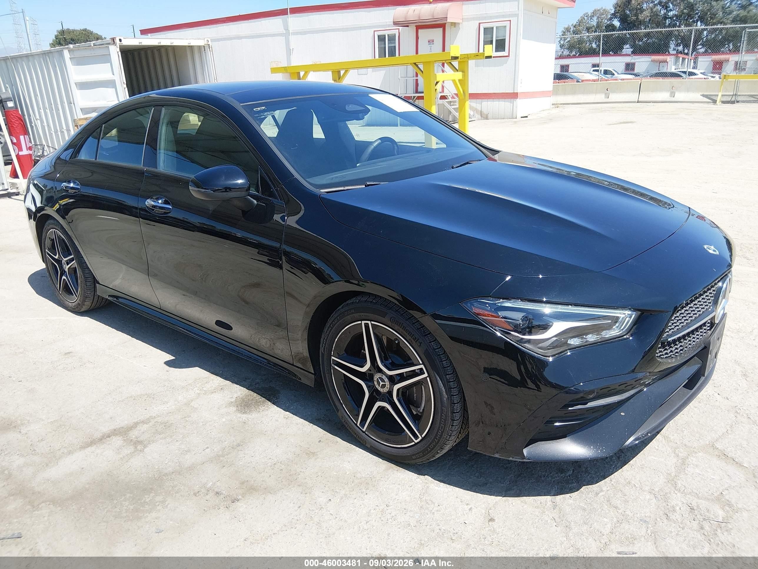 2025 Mercedes-Benz CLA-Class VIN W1K5J4HB7SN497088 — IAAI salvage auction photo
