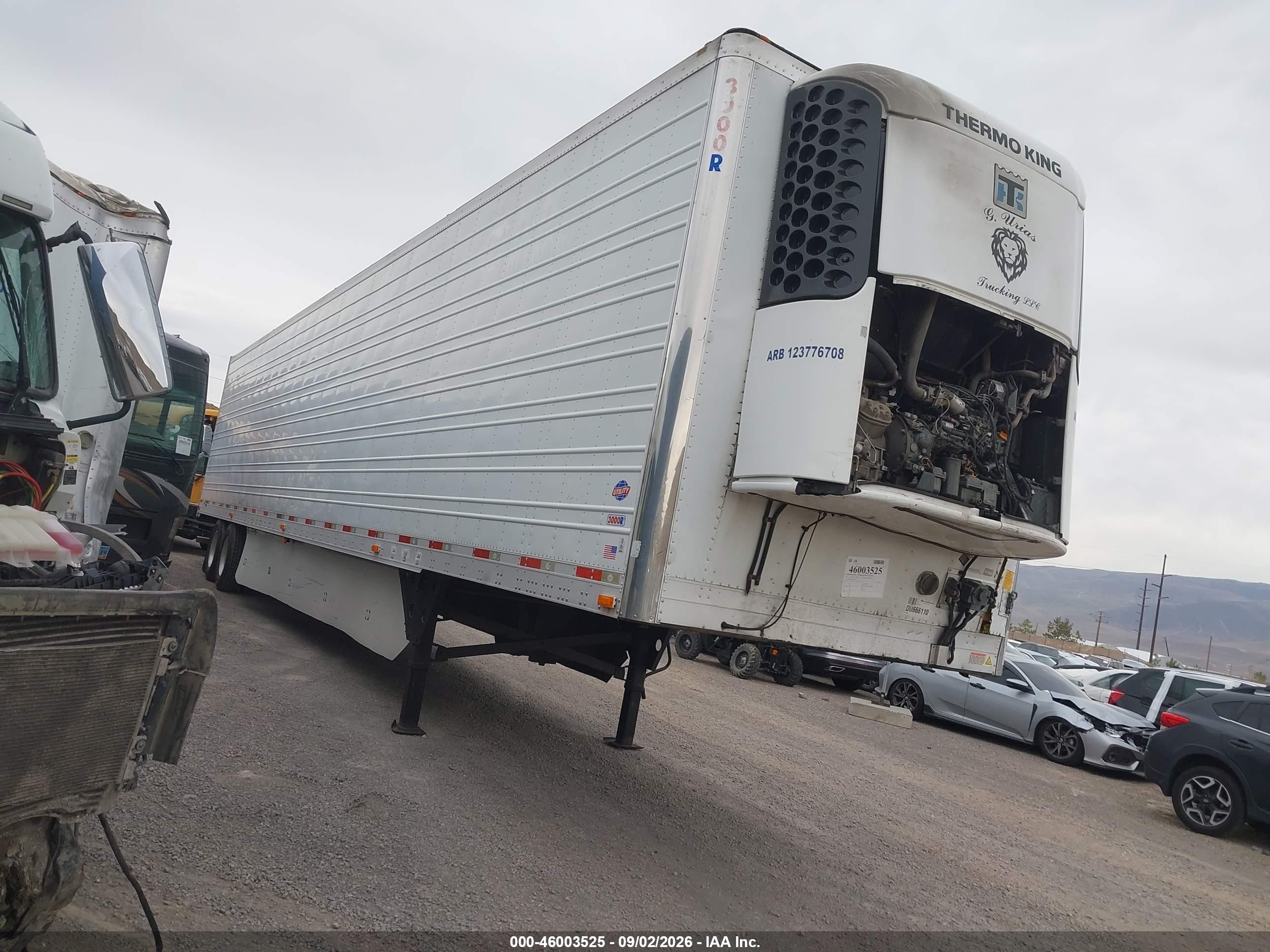 2013 Utility Trailer Mfg Unknown VIN 1UYVS2535DU666110 IAAI salvage auction — Front End, Salvage (Nevada), sold $5,850 on 2026-09-30 (photo 1)