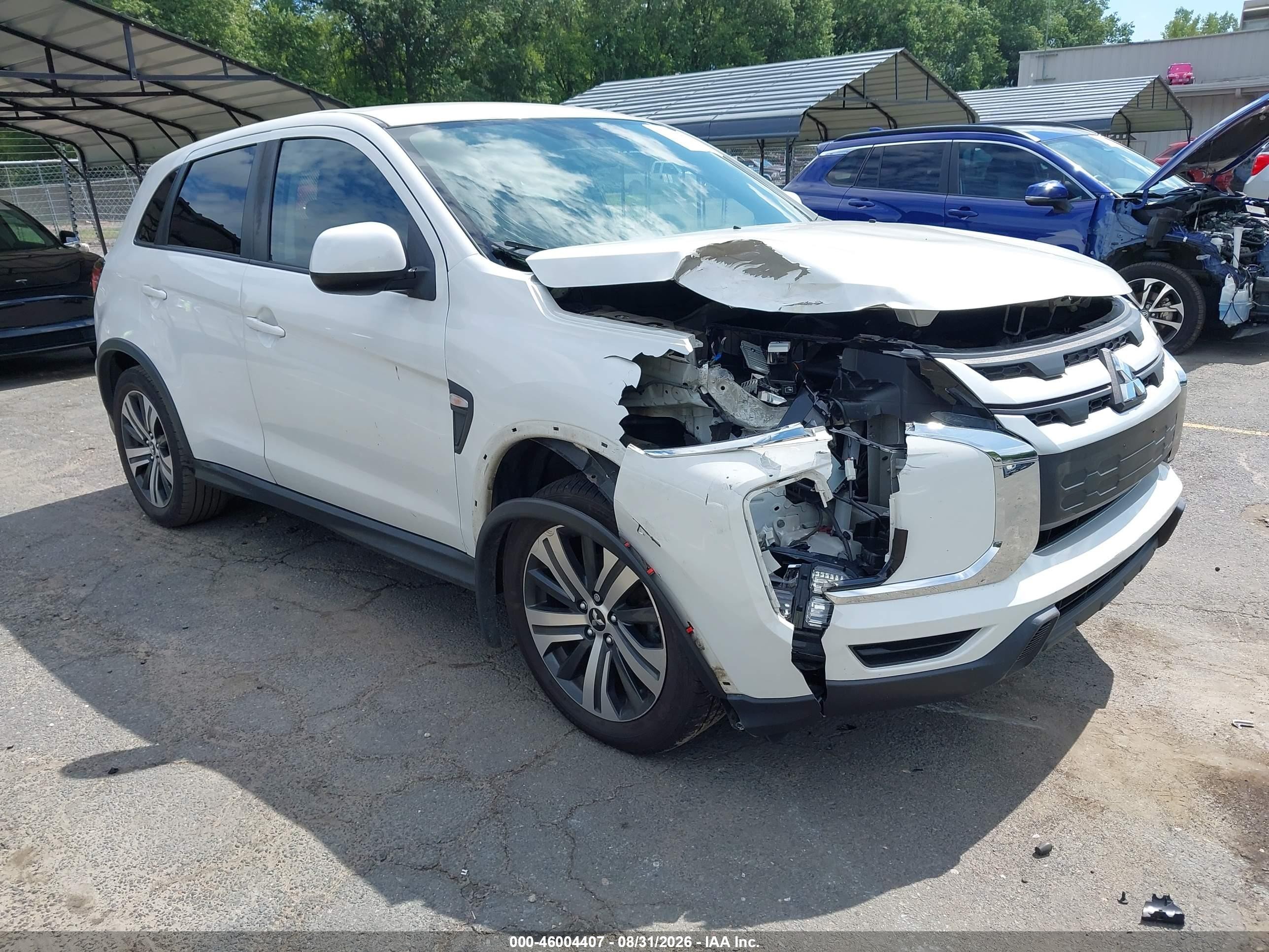 2020 Mitsubishi Outlander Sport VIN JA4AR3AU2LU004460 IAAI salvage auction — Unknown, Salvage (Connecticut), sold $3,350 on 2026-09-25 (photo 1)