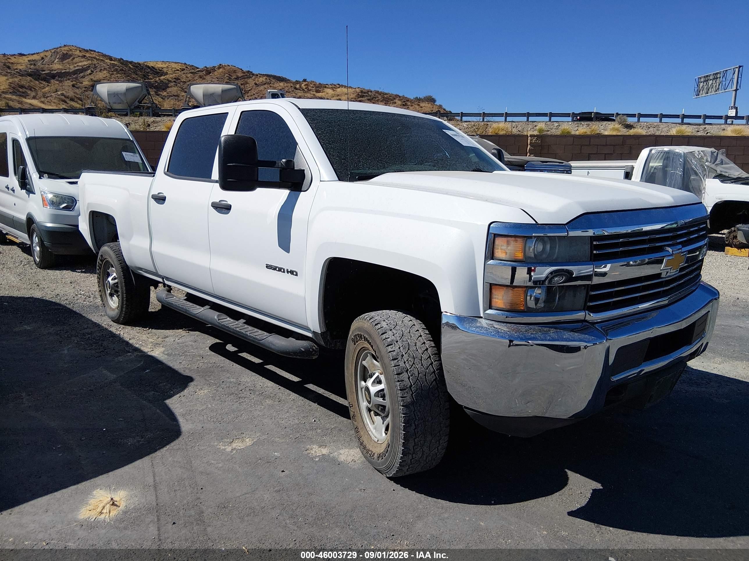 2015 Chevrolet Silverado VIN 1GC1CUEG5FF144223 IAAI salvage auction — Rear End, Salvage (California), sold $3,950 on 2026-09-13 (photo 1)