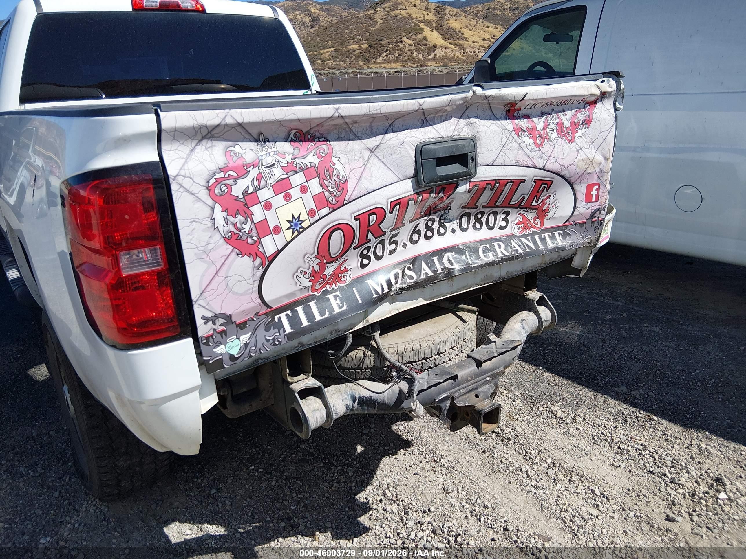 2015 Chevrolet Silverado VIN 1GC1CUEG5FF144223 IAAI salvage auction — Rear End, Salvage (California), sold $3,950 on 2026-09-13 (photo 6)