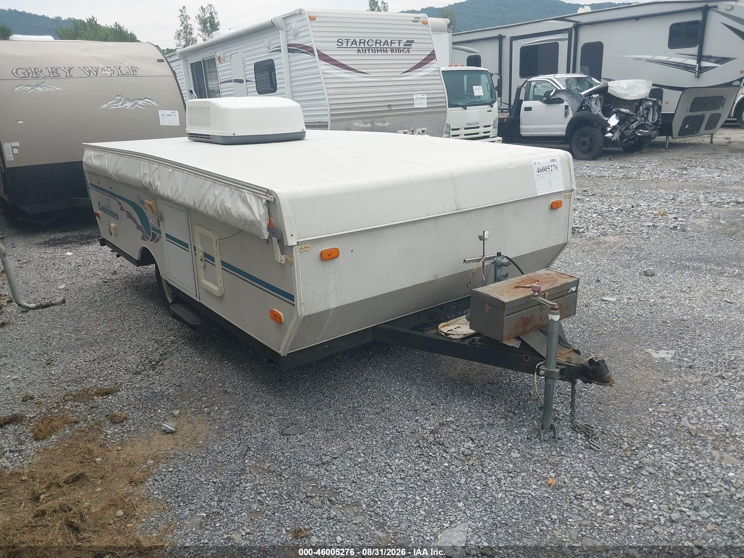 1997 Coachmen Other VIN 1TC1C0663V5008308 IAAI salvage auction — Front End, Salvage (Pennsylvania), sold $25 on 2026-09-22 (photo 1)