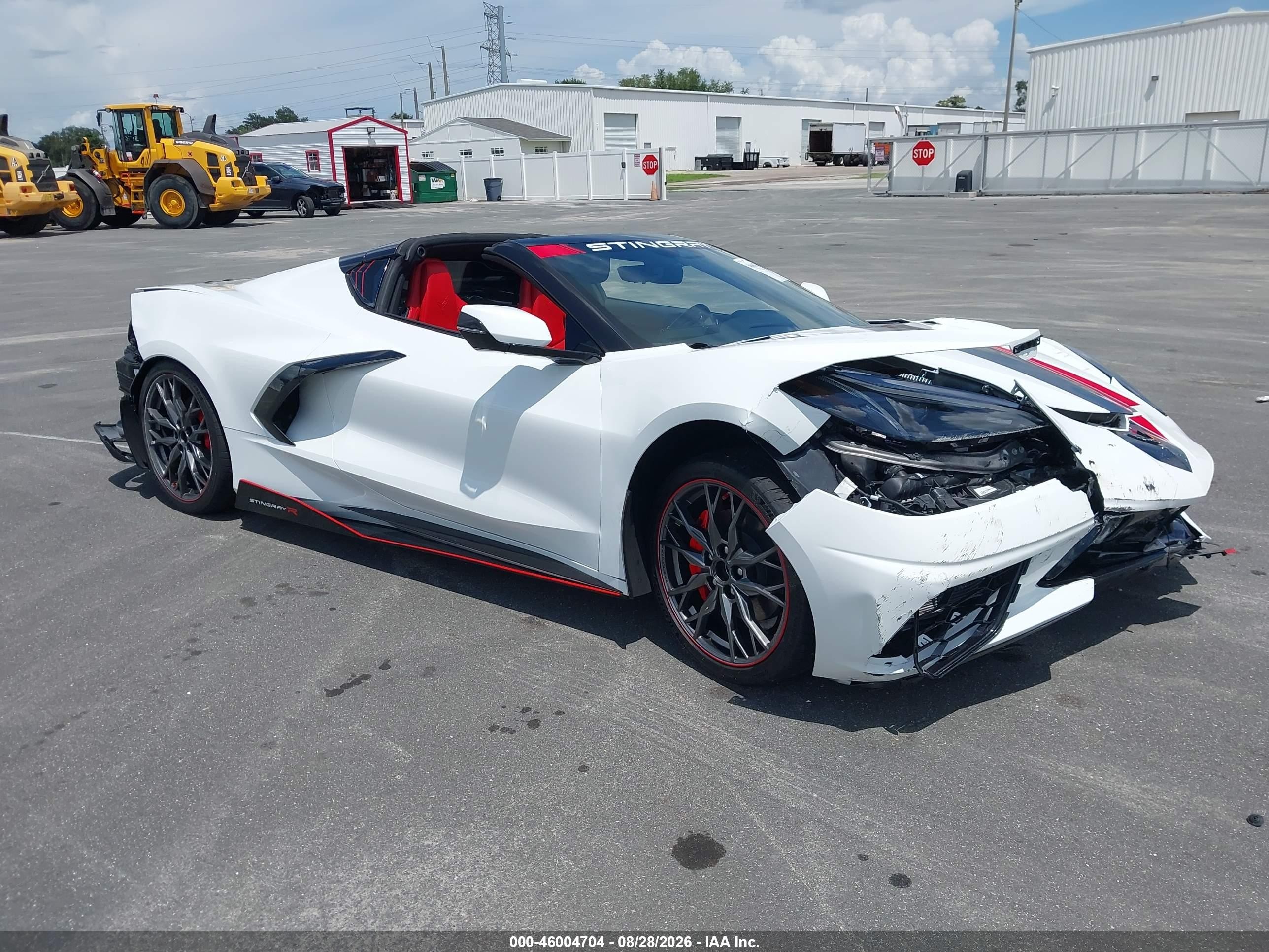 2024 Chevrolet Corvette Stingray VIN 1G1YA2D43R5109196 — IAAI salvage auction photo