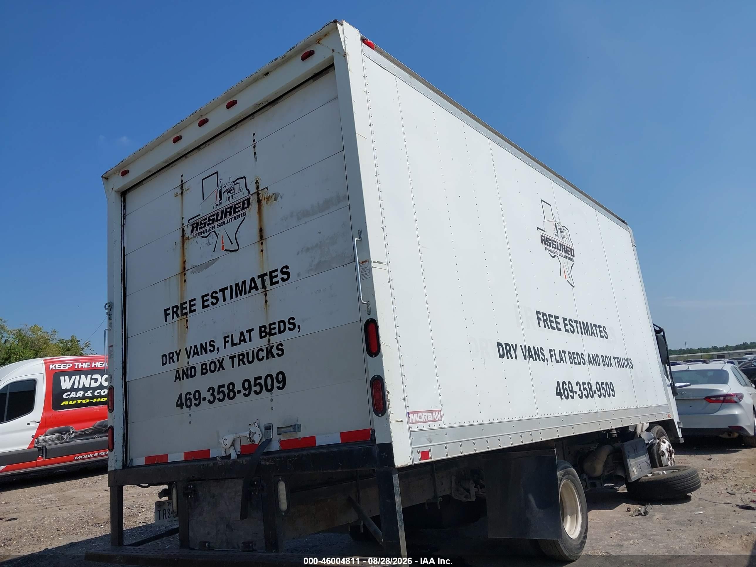 2015 Isuzu NPR VIN JALC4W164F7002260 IAAI salvage auction — Front End, Salvage (Texas), sold $4,300 on 2026-09-18 (photo 4)