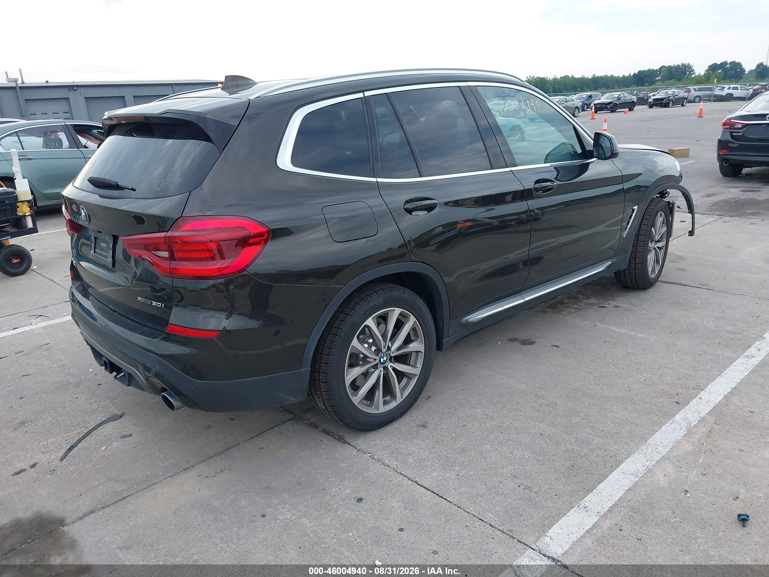 2019 BMW X3 VIN 5UXTR9C57KLP82988 IAAI salvage auction — Front End, Salvage (Indiana), sold $10,200 on 2026-10-05 (photo 4)