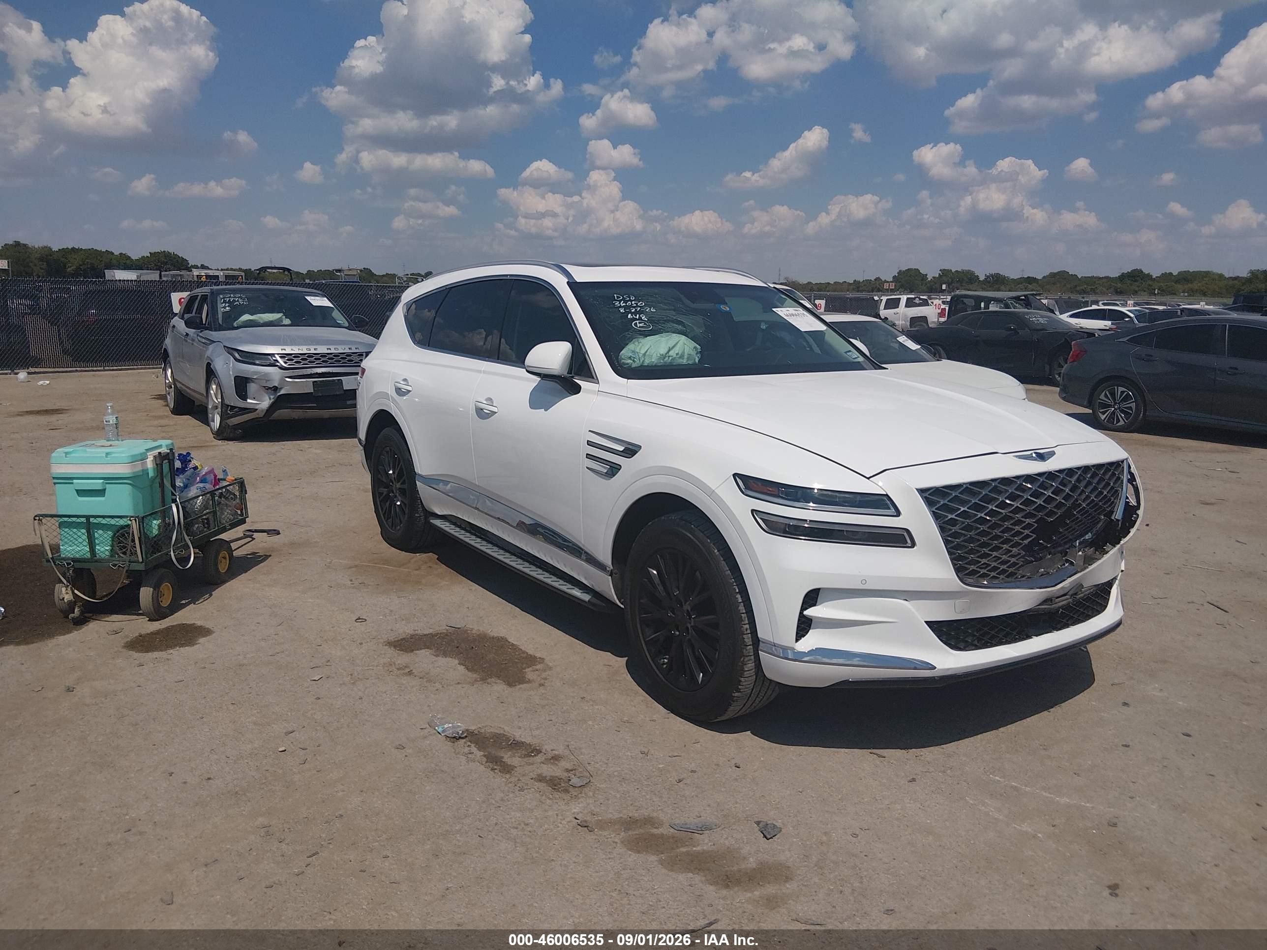 2021 Genesis GV80 VIN KMUHB4SBXMU051164 — IAAI salvage auction photo