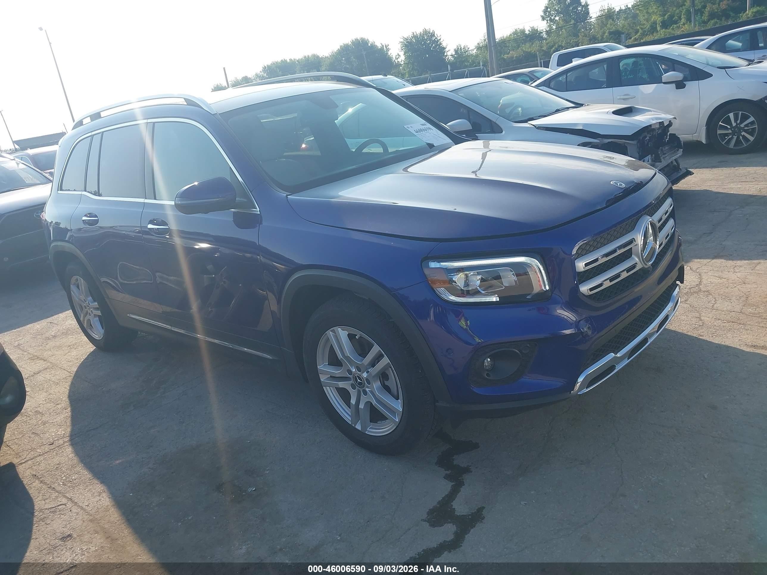 2023 Mercedes-Benz GLB-Class VIN W1N4M4HB4PW333305 — IAAI salvage auction photo