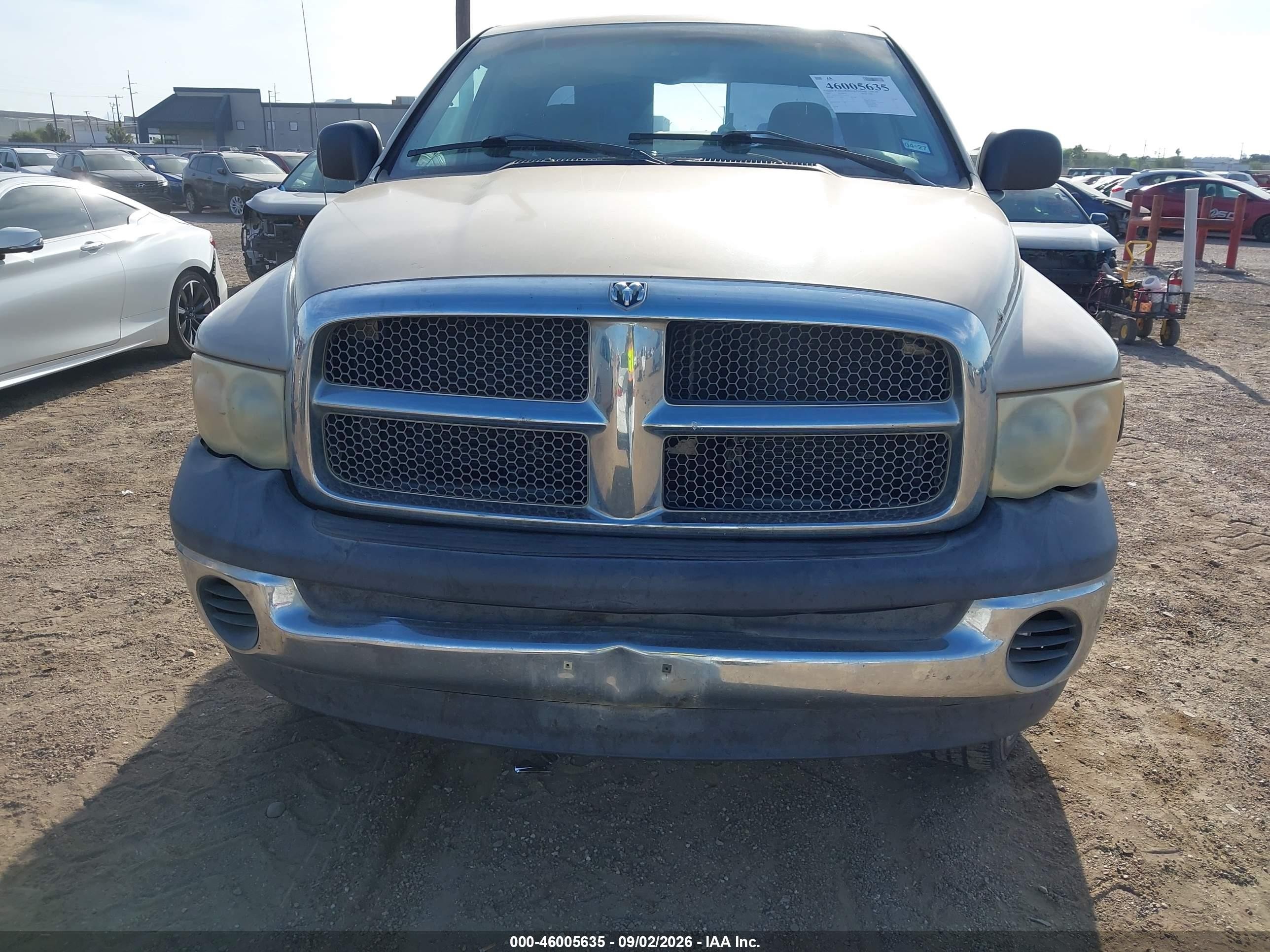 2002 Dodge Ram 1500 VIN 1D7HU18Z72J184758 IAAI salvage auction — Repossession, Original (Texas), sold $850 on 2026-09-27 (photo 6)