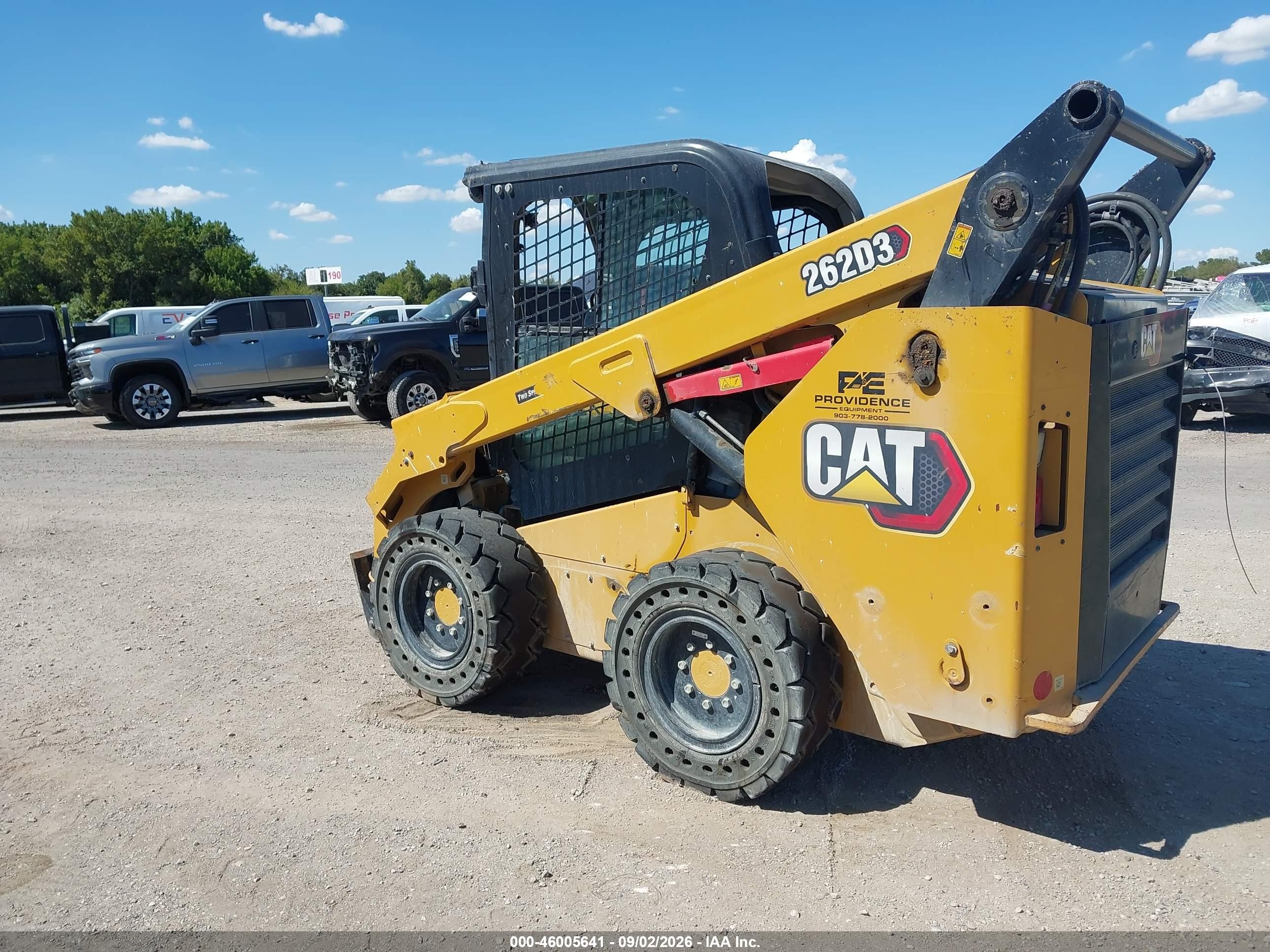 2022 Caterpillar 262d3 Skid Steer VIN CAT0262DCTP400452 IAAI salvage auction — Rollover, Bill Of Sale (Texas), sold $15,050 on 2026-09-09 (photo 3)