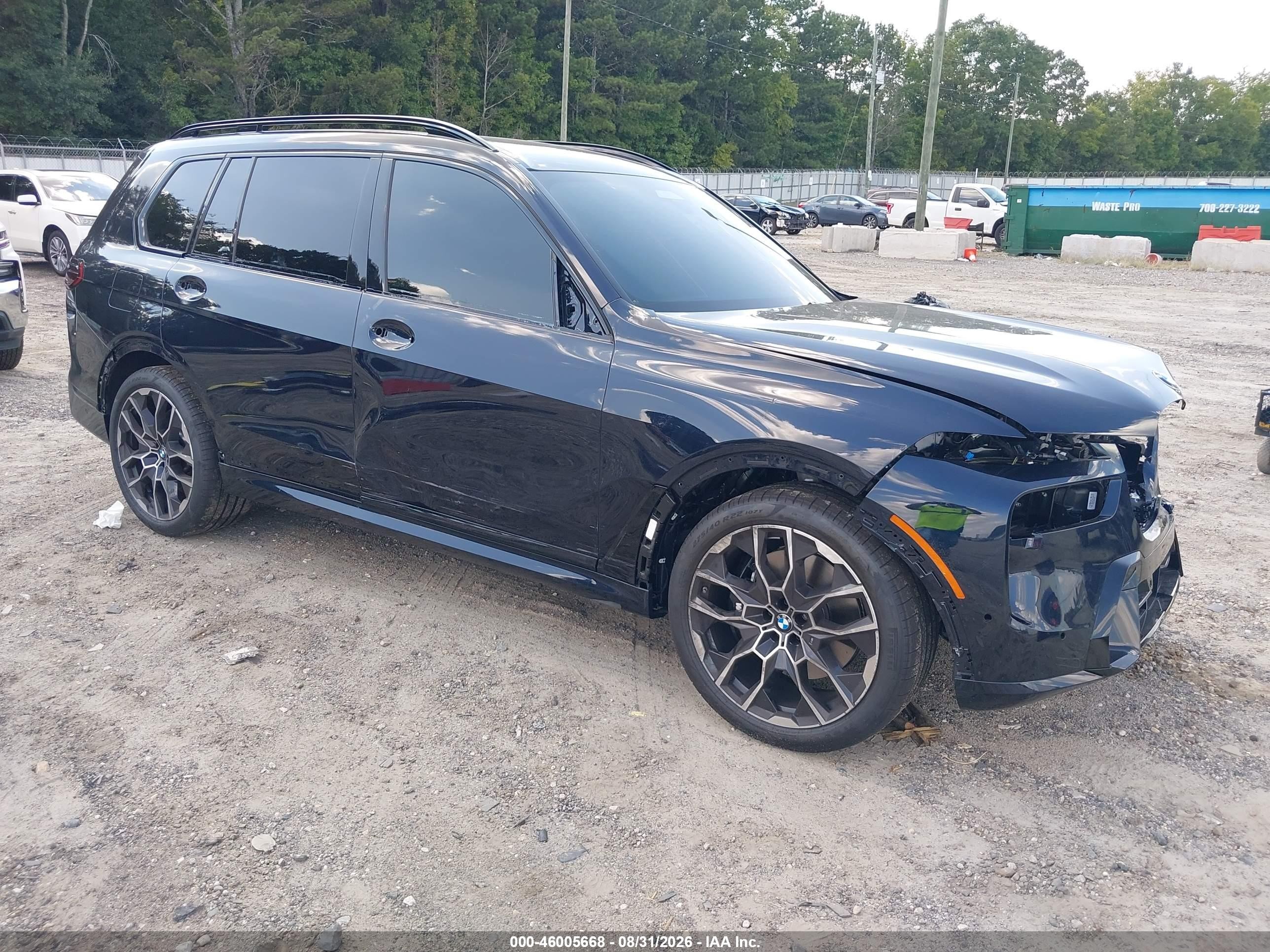 2026 BMW X7 VIN 5UX33EM06T9269257 — IAAI salvage auction photo