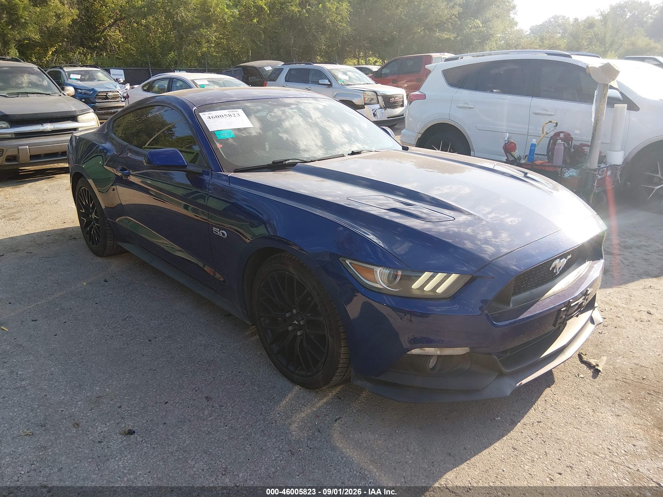 2016 Ford Mustang VIN 1FA6P8CF4G5255032 — IAAI salvage auction photo