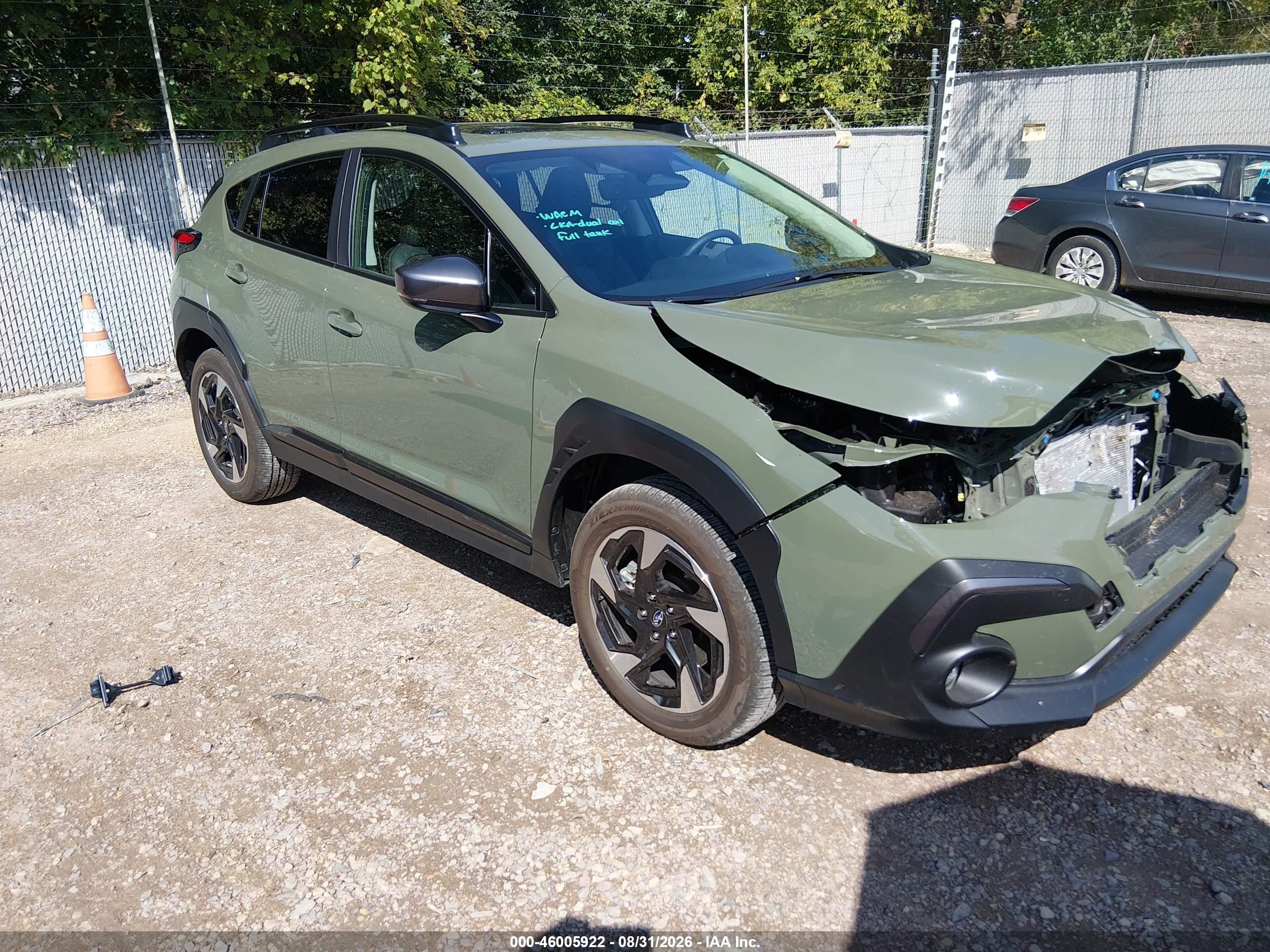 2026 Subaru Crosstrek VIN 4S4GUHM66T3778723 — IAAI salvage auction photo