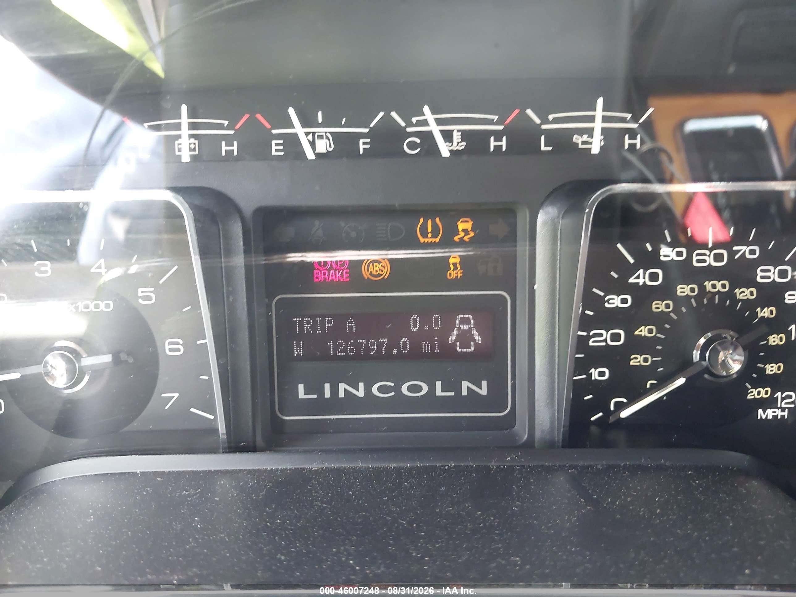 2013 Lincoln Navigator VIN 5LMJJ2H51DEL09586 IAAI salvage auction — Rear End, Original (Texas), sold $1,900 on 2026-10-07 (photo 7)