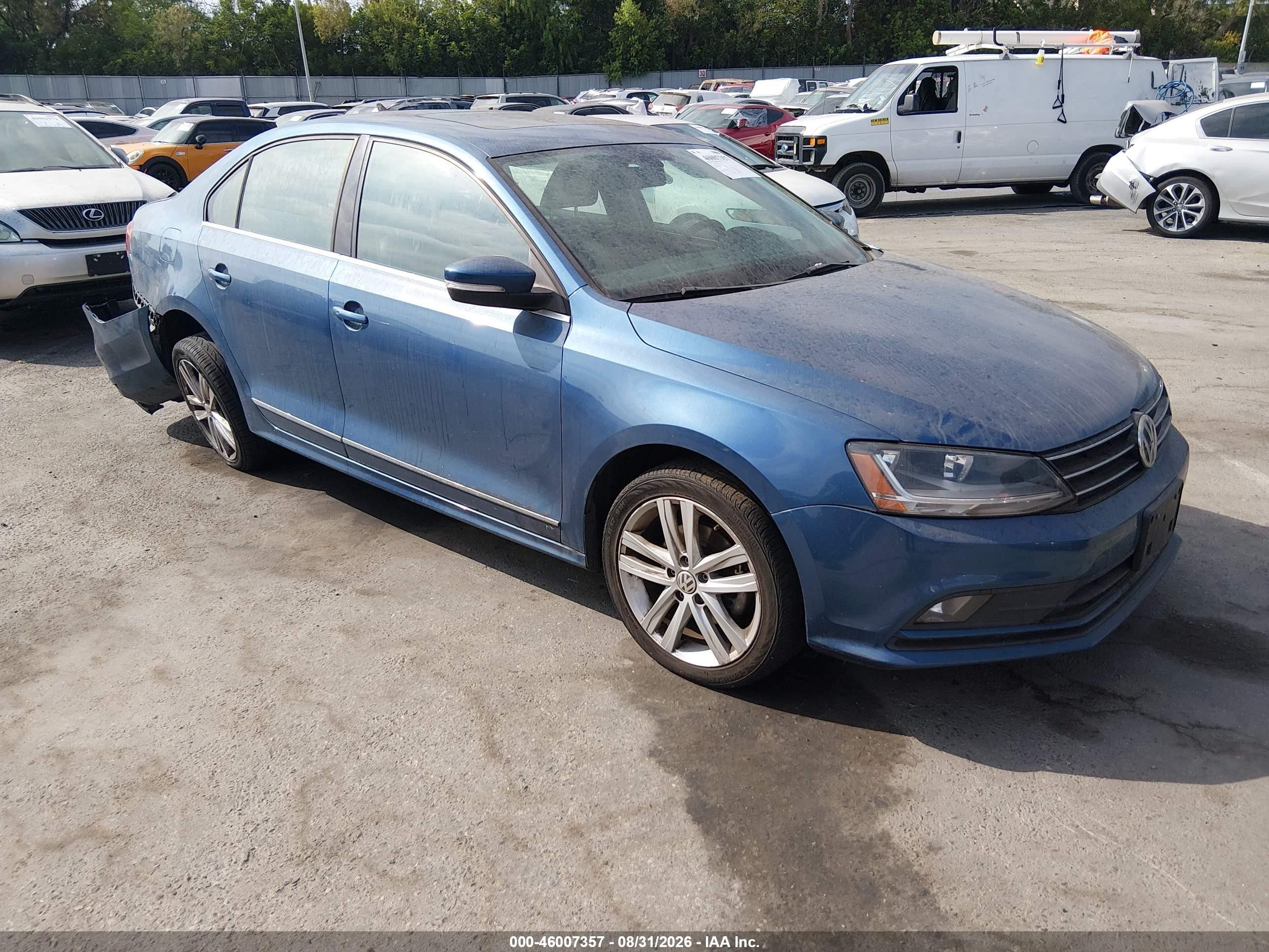 2017 Volkswagen Jetta VIN 3VWL17AJ8HM228795 IAAI salvage auction — Rear End, Salvage (California), sold $2,775 on 2026-09-10 (photo 1)