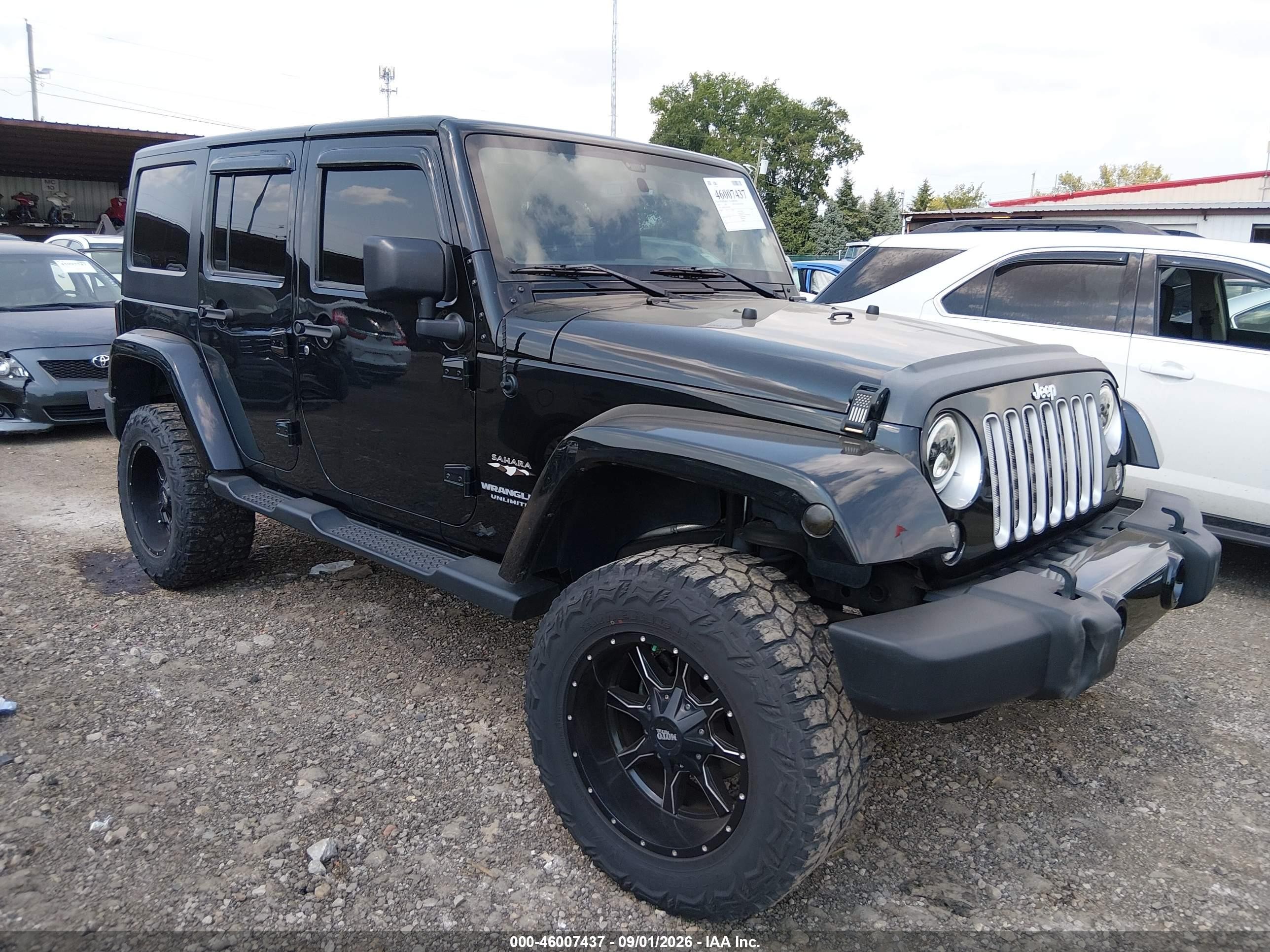 2016 Jeep Wrangler Unlimited VIN 1C4BJWEG9GL139678 — IAAI salvage auction photo