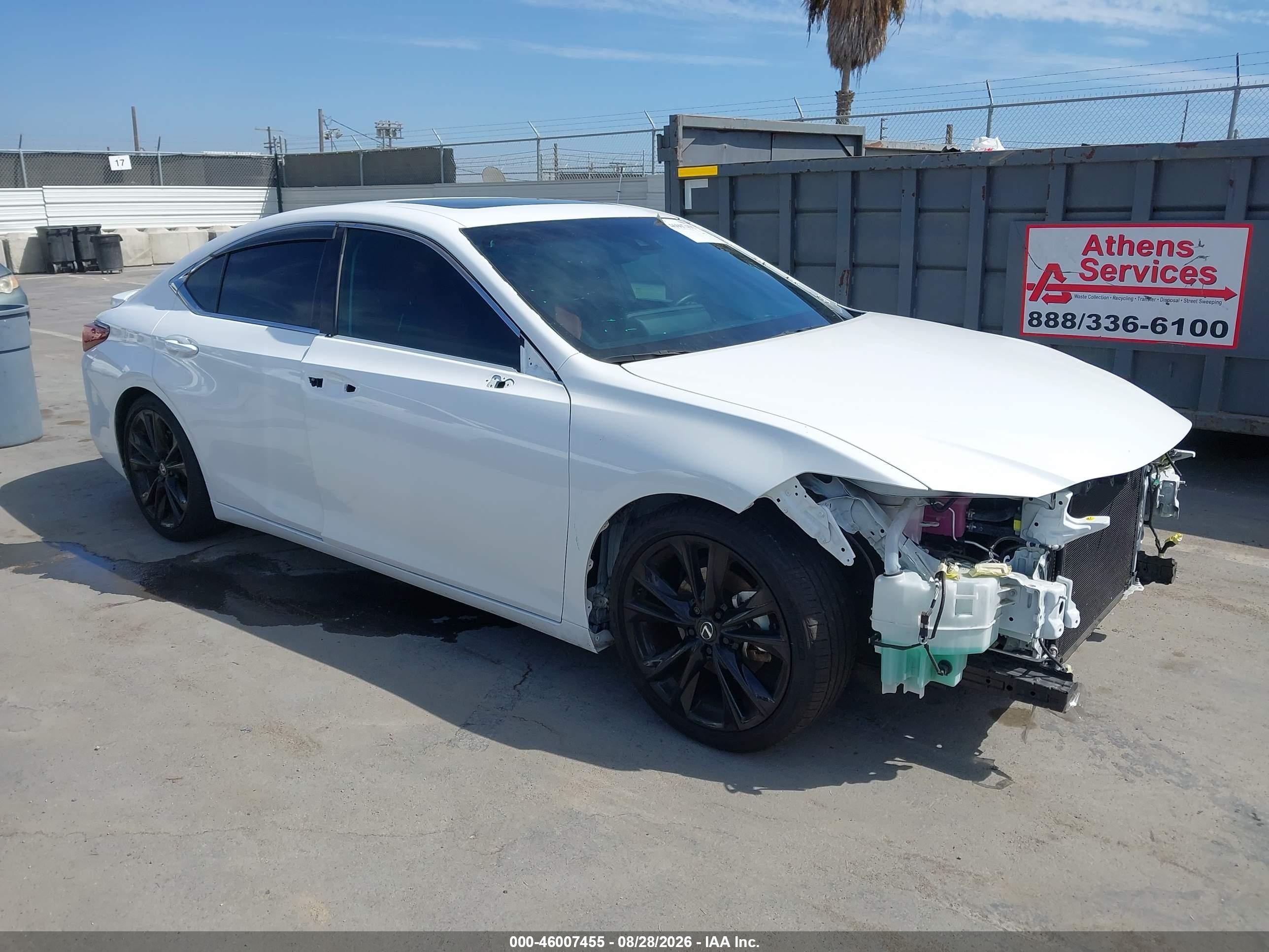 2023 Lexus ES 300h VIN 58ABA1C1XPU027276 — IAAI salvage auction photo